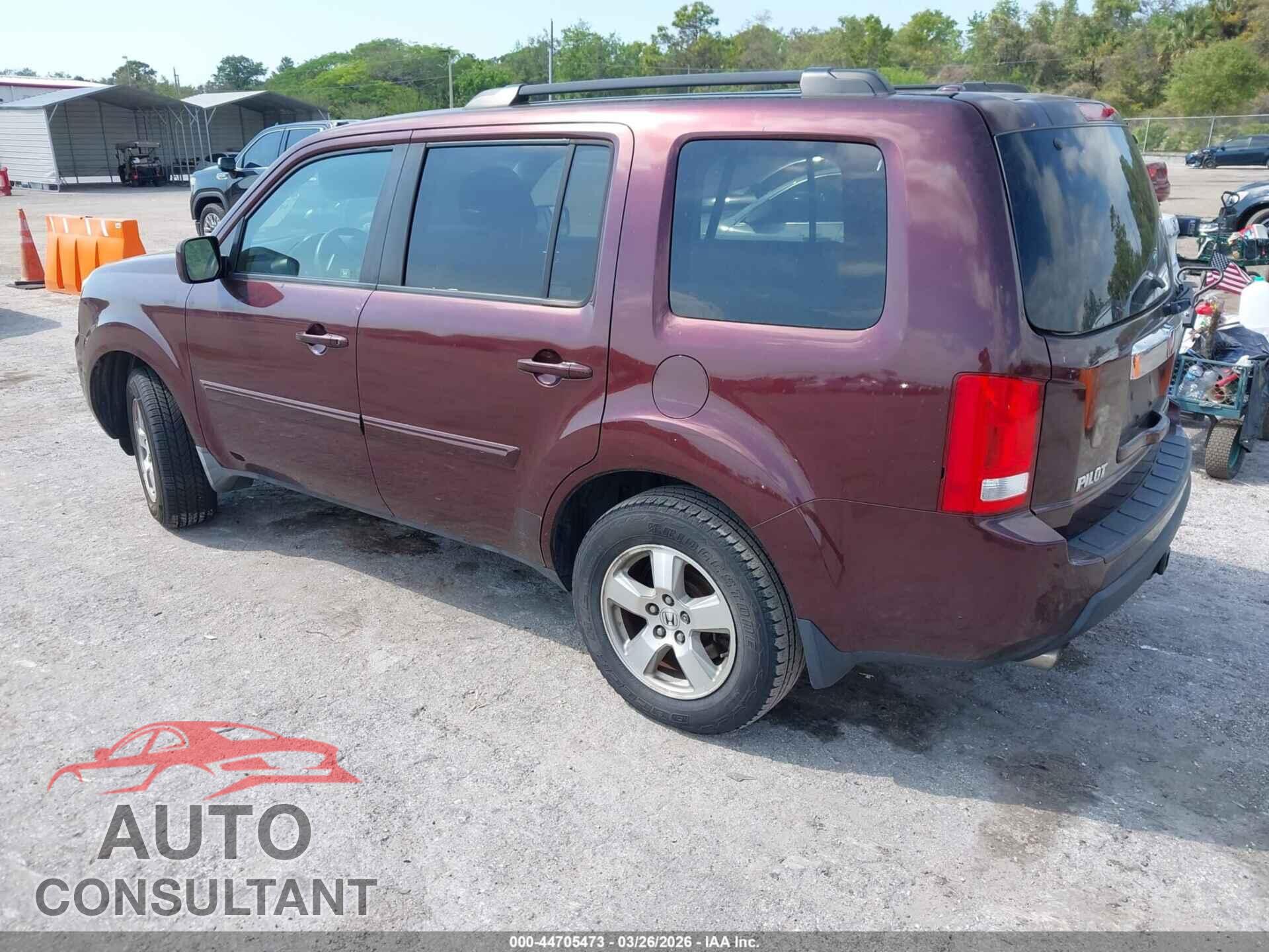 HONDA PILOT 2009 - 5FNYF38459B010211