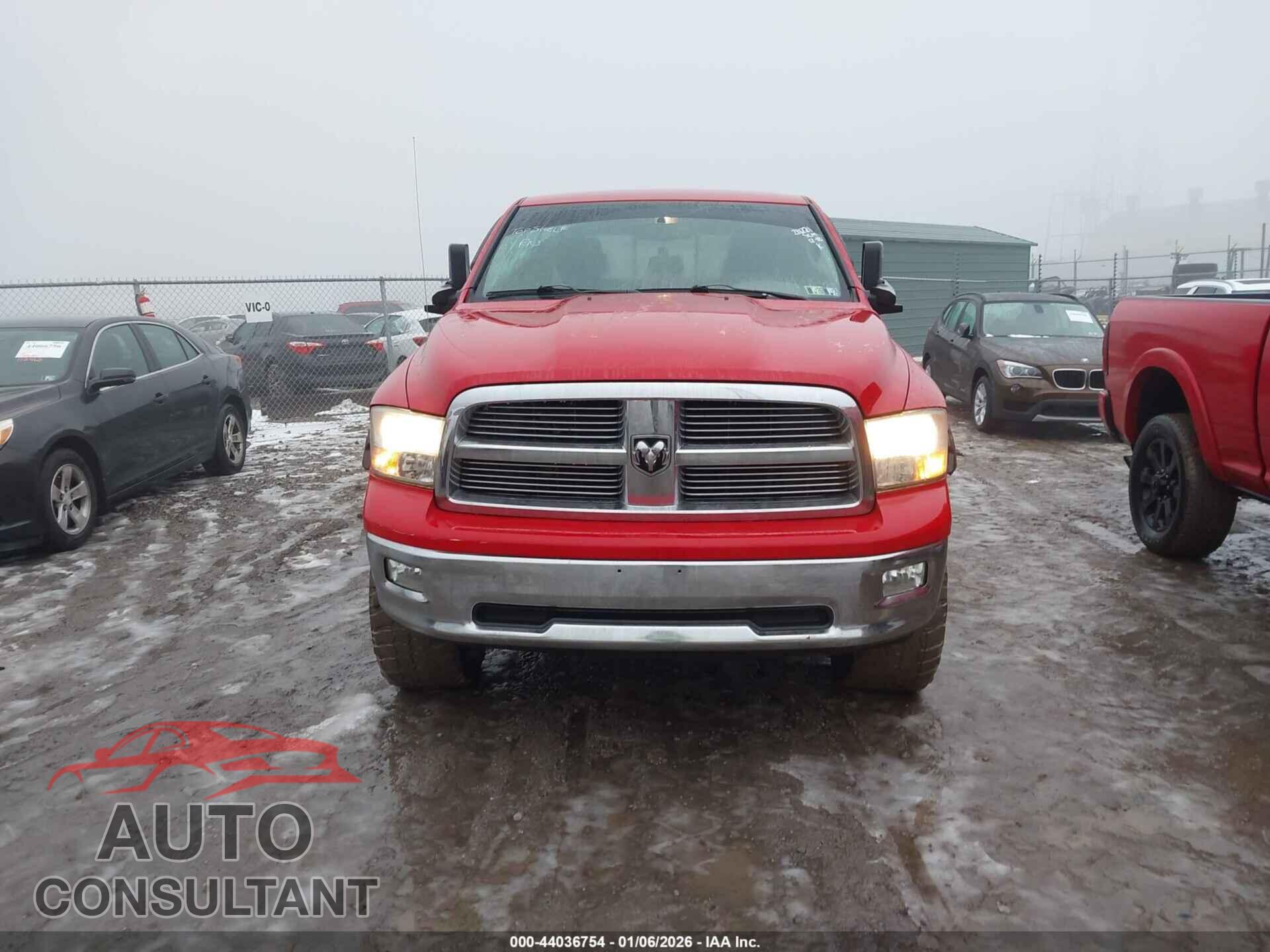 DODGE RAM 1500 2010 - 1D7RV1CT6AS211221