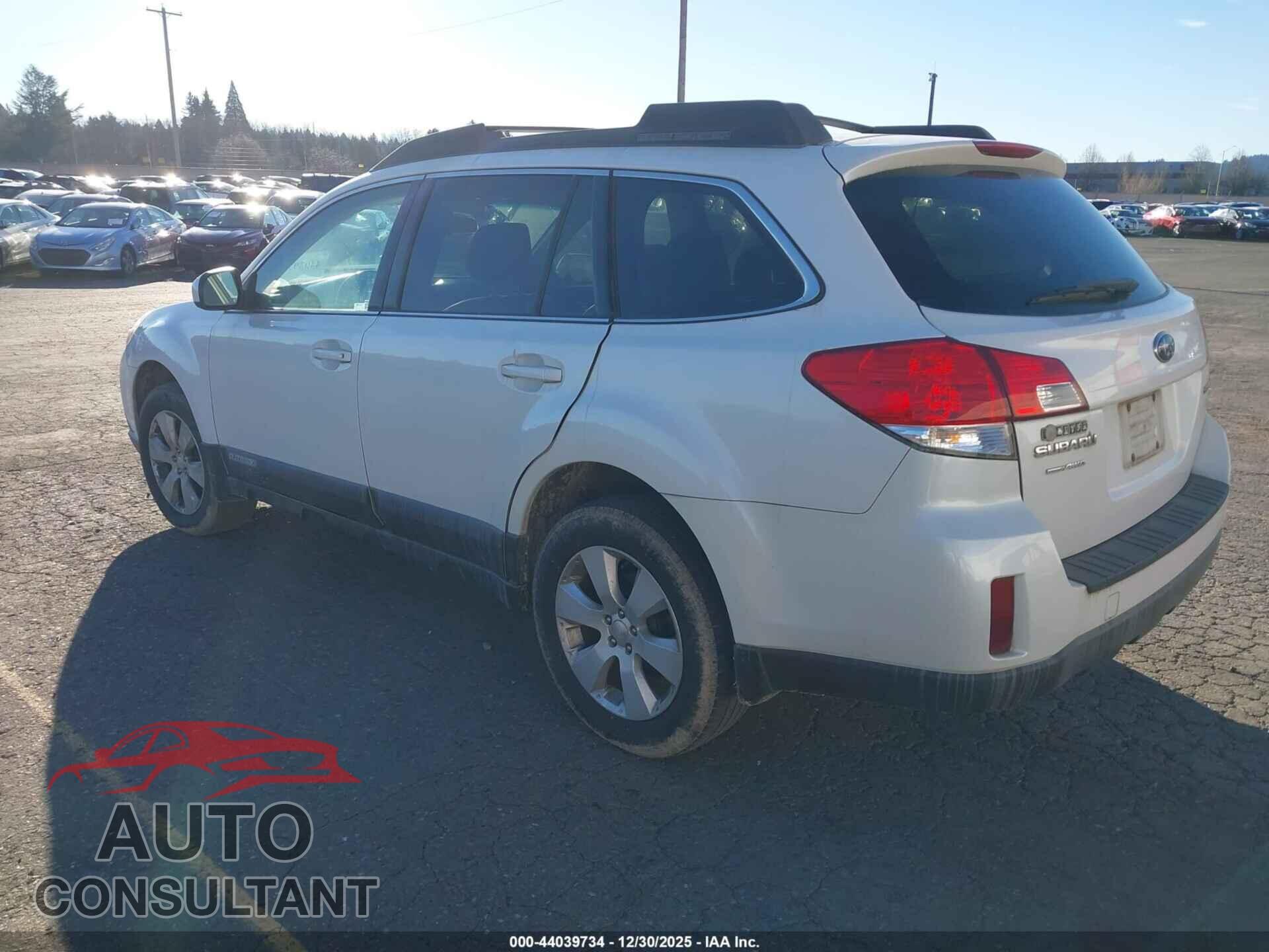 SUBARU OUTBACK 2012 - 4S4BRBCCXC3233821