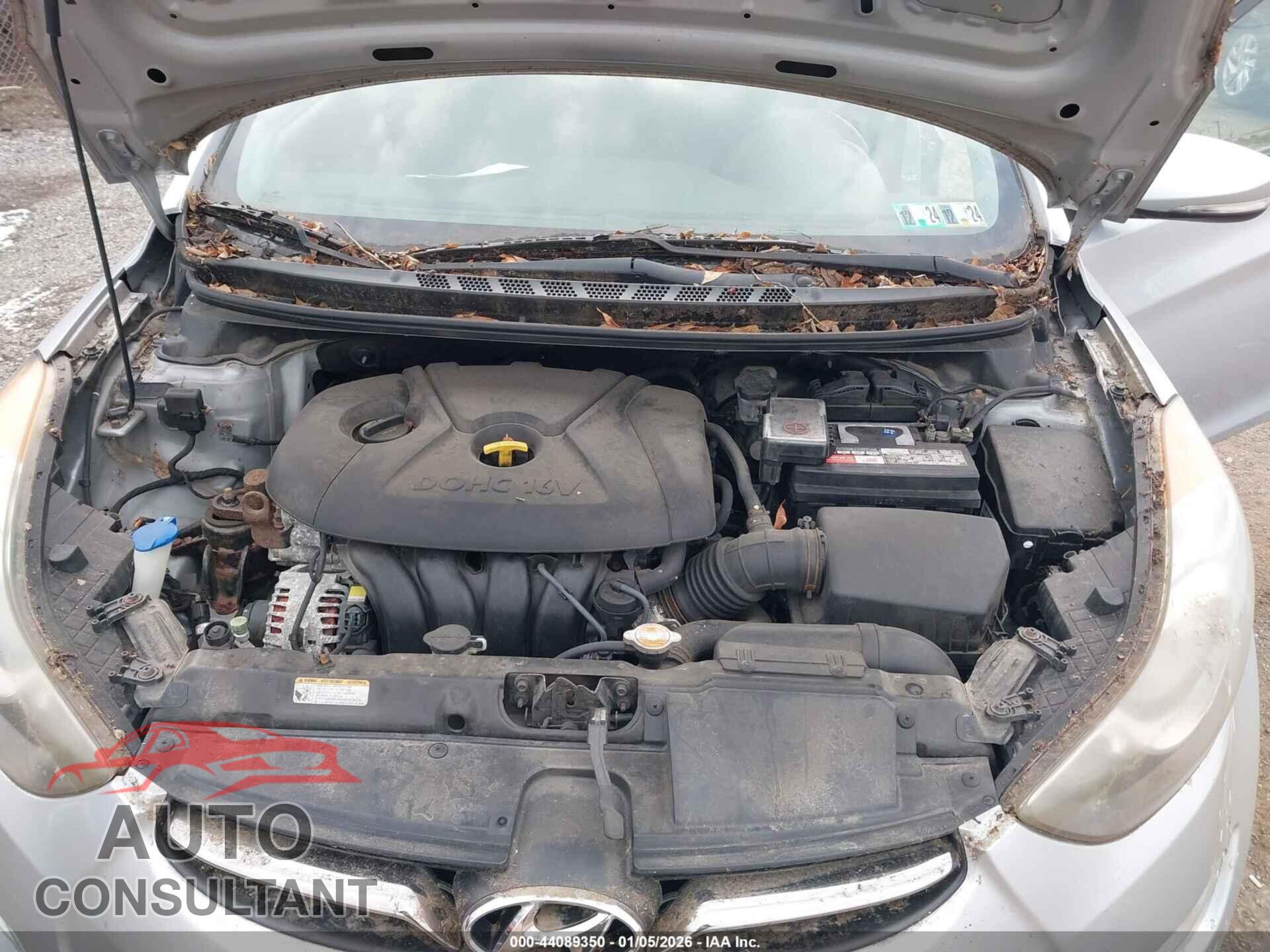 HYUNDAI ELANTRA 2012 - 5NPDH4AE2CH120661