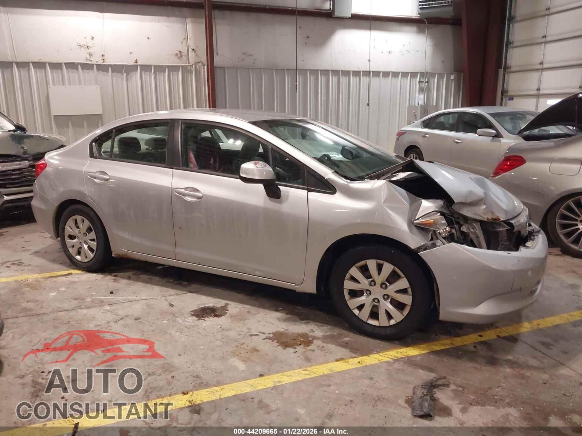 HONDA CIVIC 2012 - 19XFB2F57CE073090