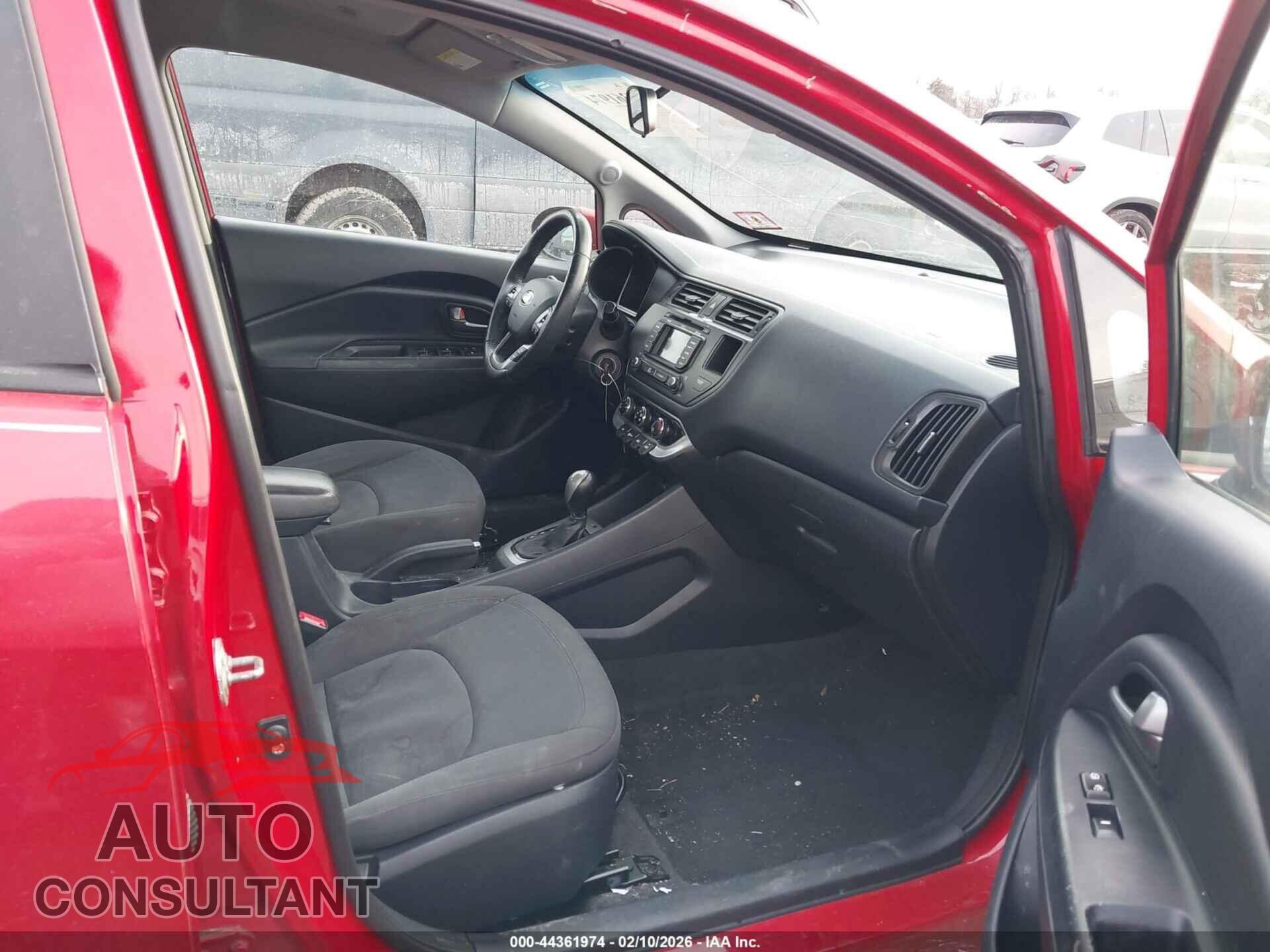 KIA RIO 2013 - KNADN4A39D6208963