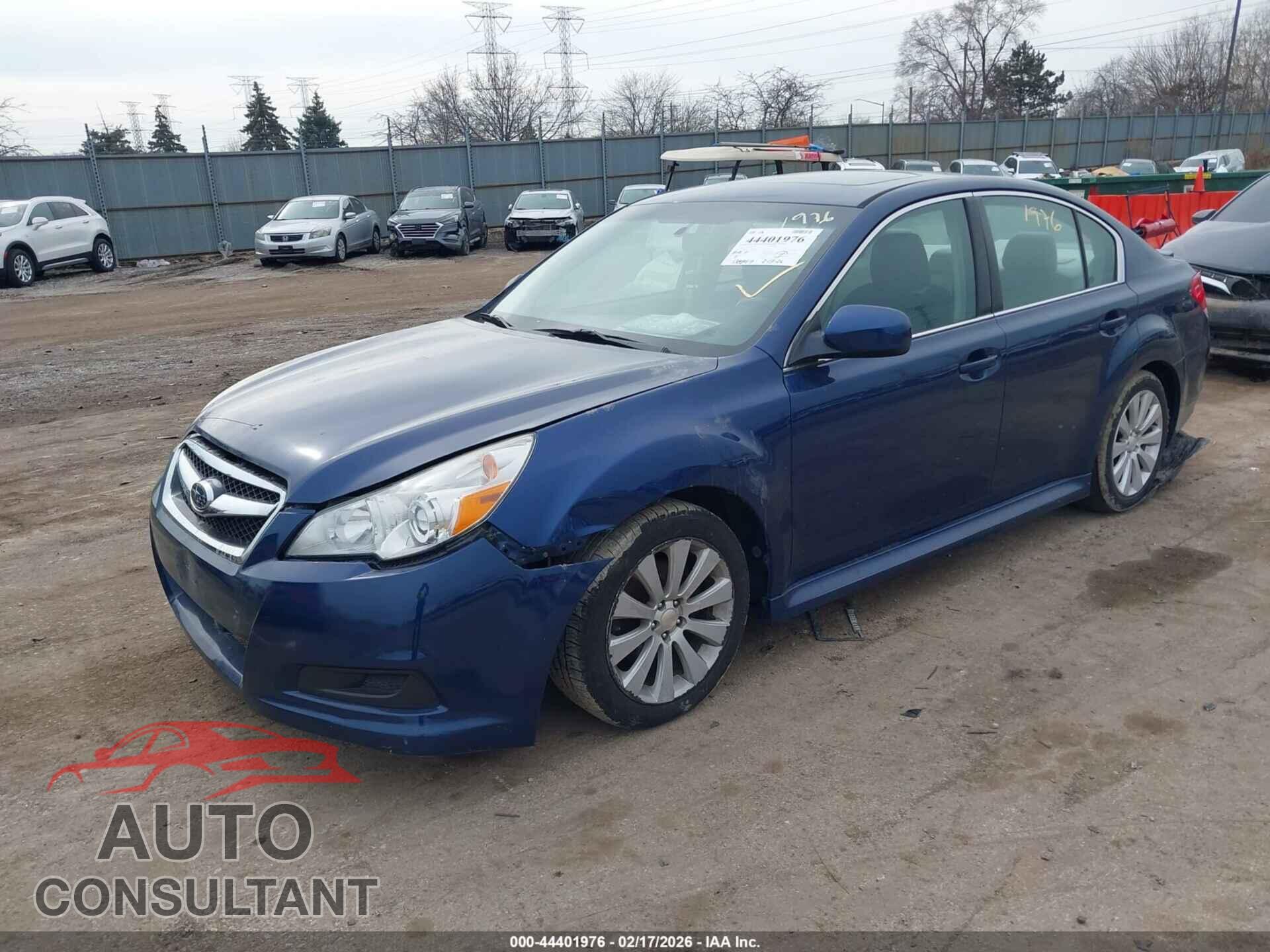 SUBARU LEGACY 2010 - 4S3BMCL60A3232094