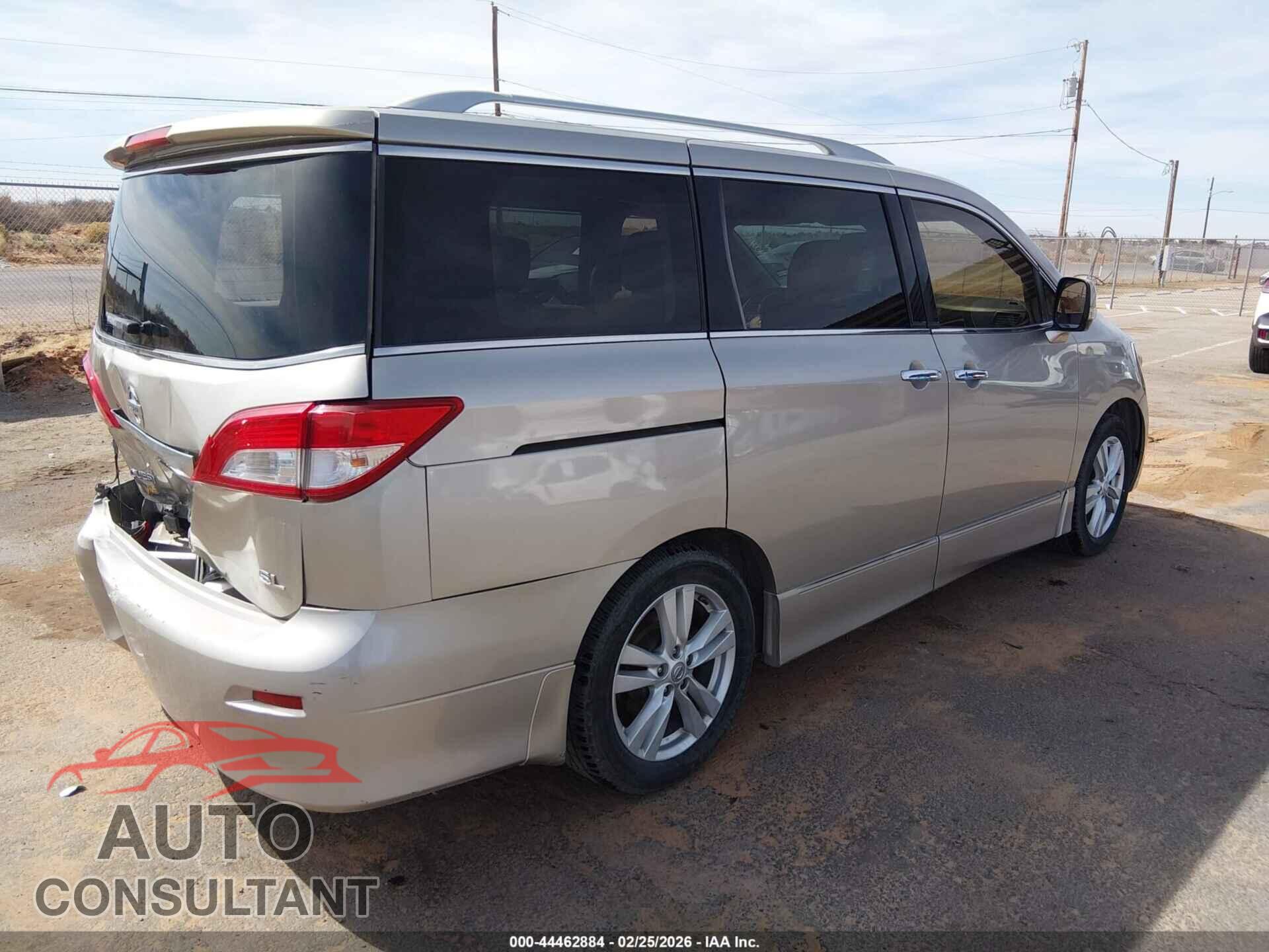 NISSAN QUEST 2013 - JN8AE2KP1D9067143