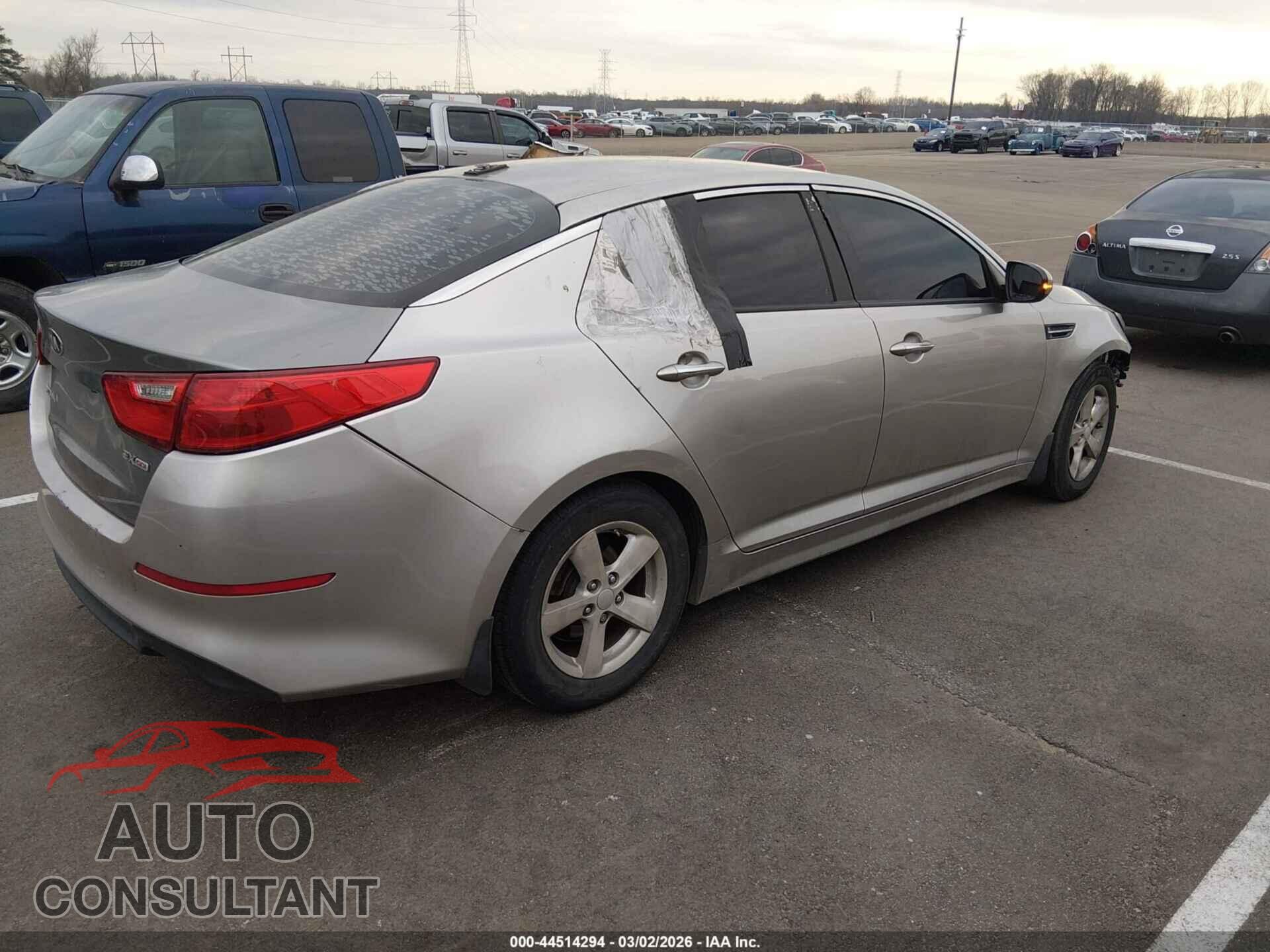 KIA OPTIMA 2015 - KNAGM4A76F5530018
