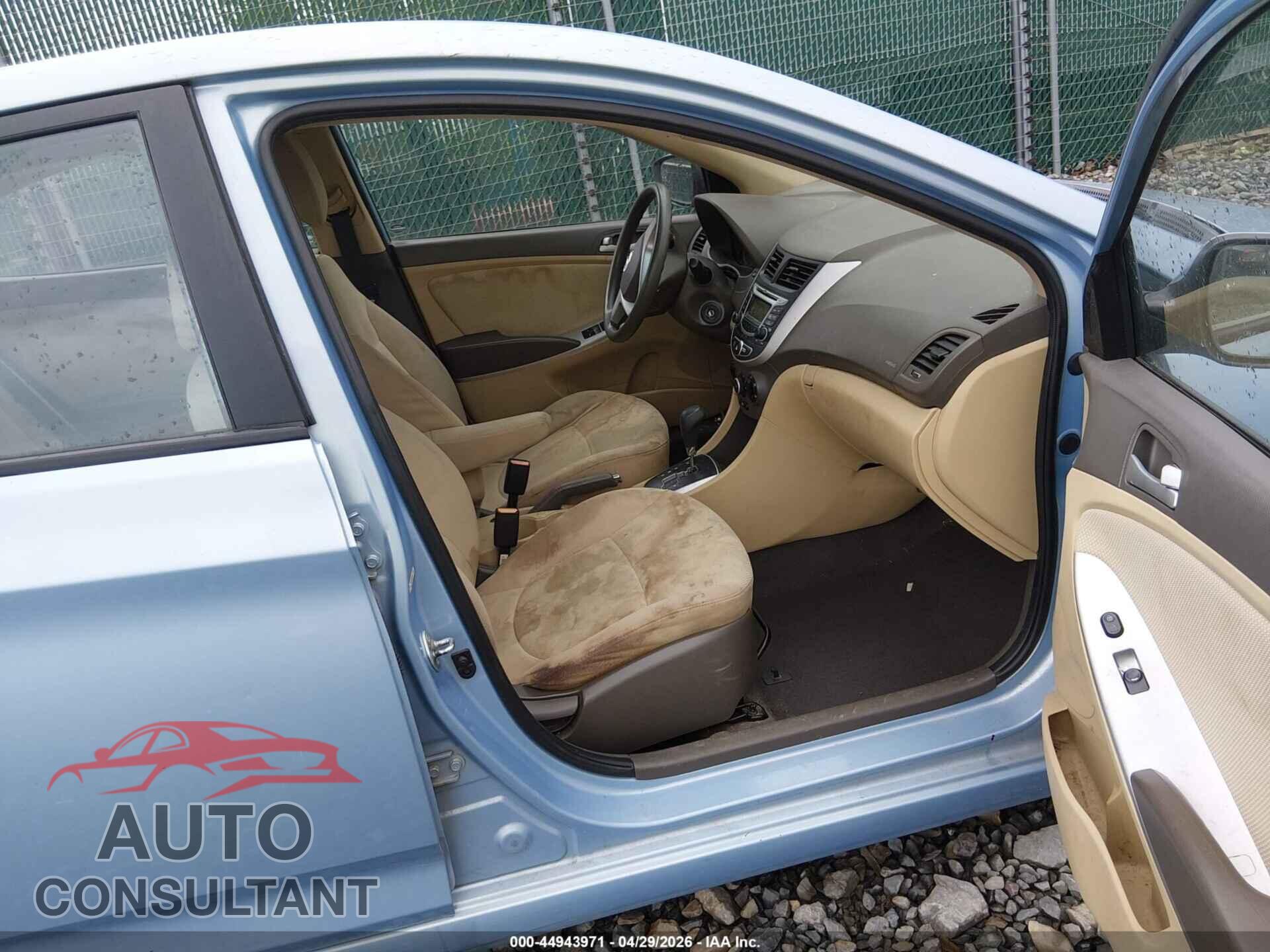 HYUNDAI ACCENT 2013 - KMHCT4AE6DU552750