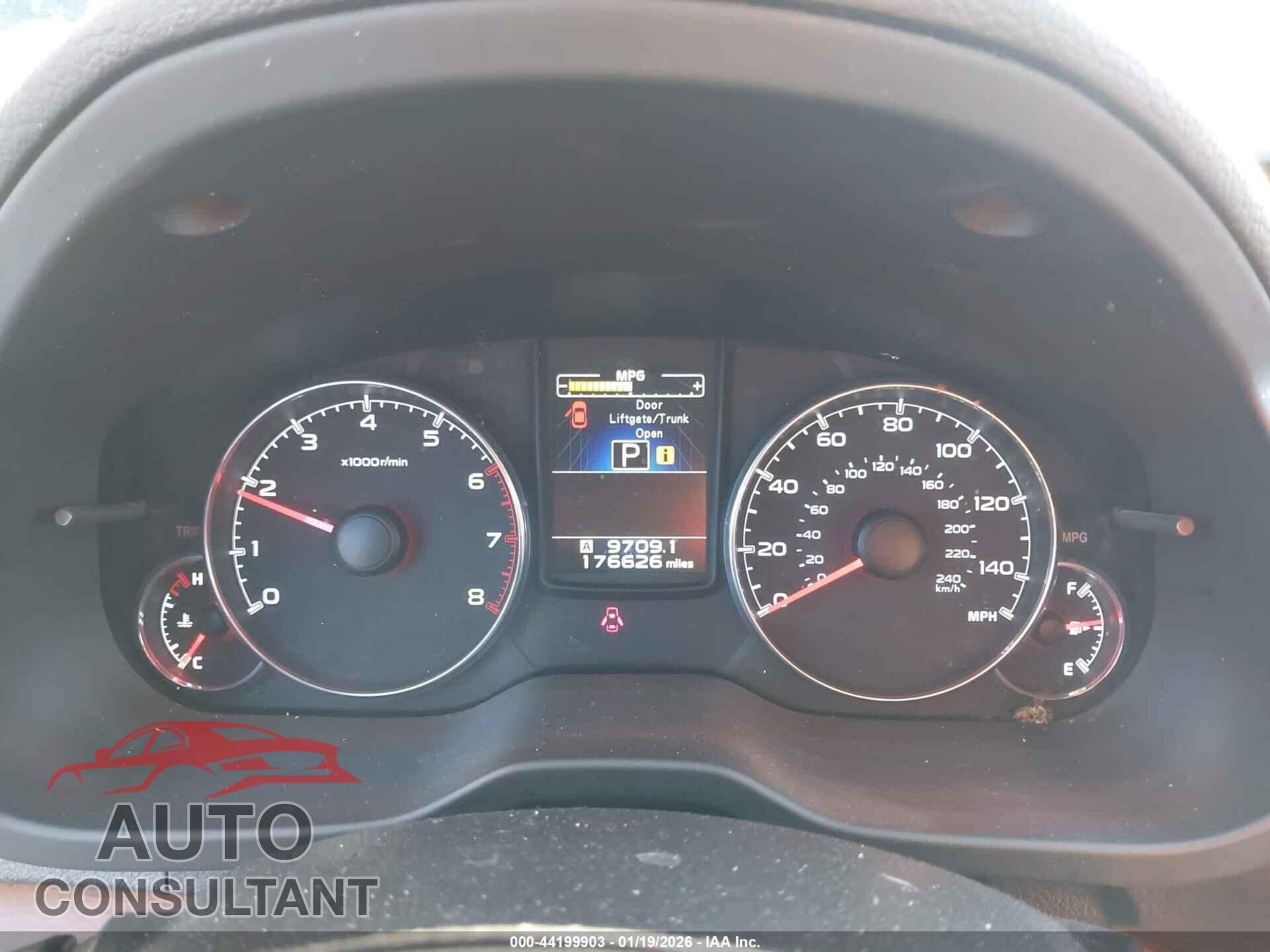 SUBARU OUTBACK 2013 - 4S4BRBKC8D3205146
