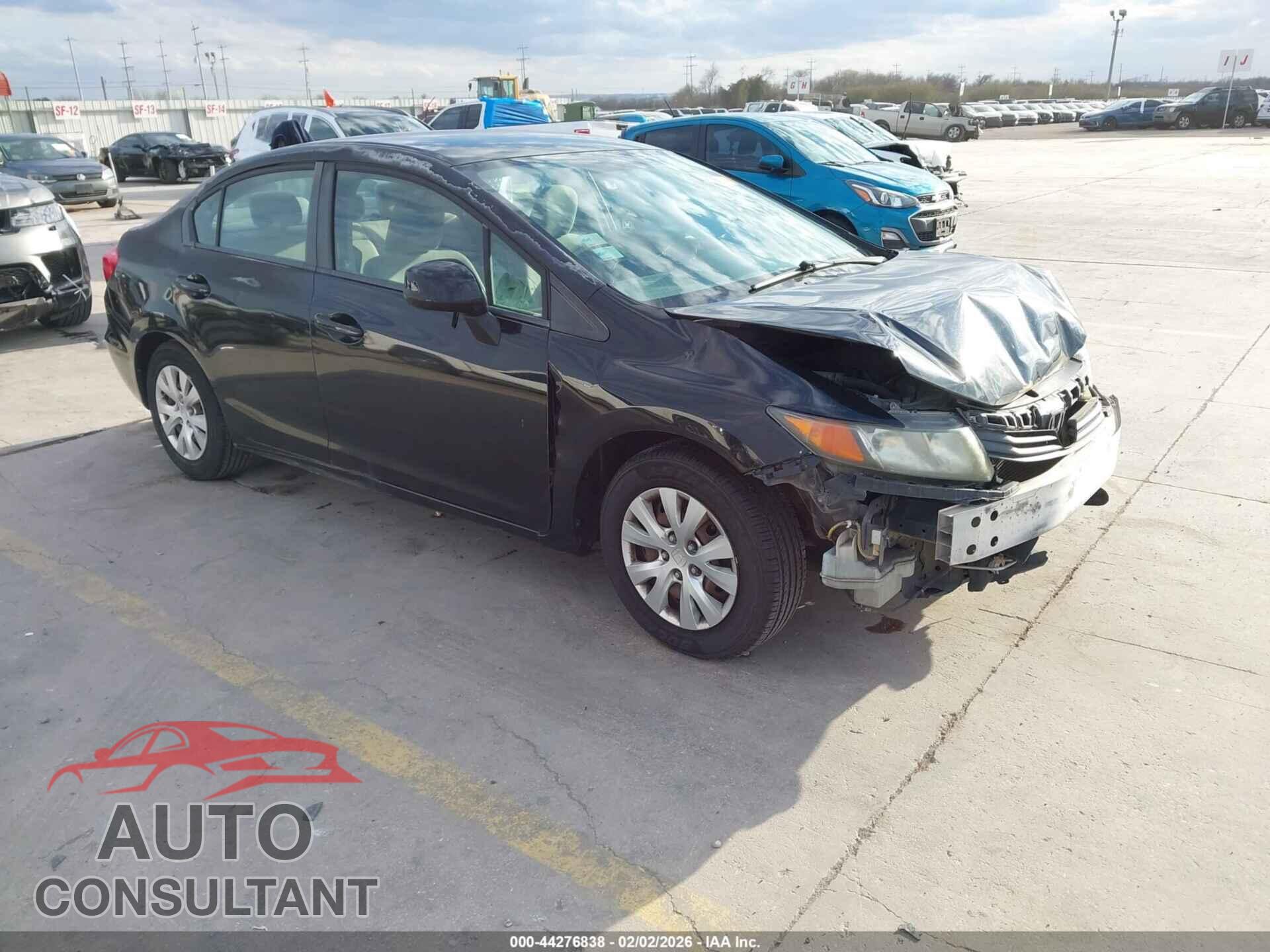 HONDA CIVIC 2012 - 2HGFB2F55CH564666