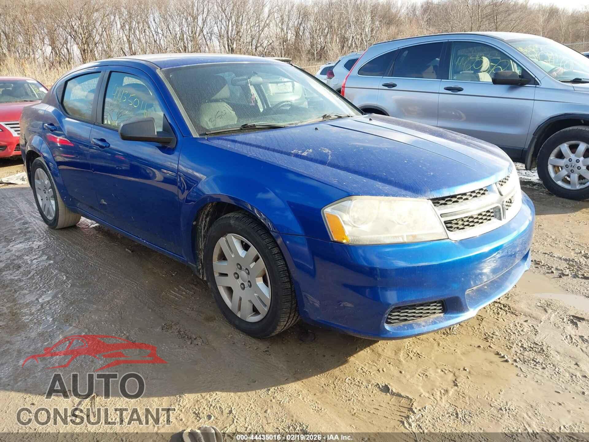 DODGE AVENGER 2013 - 1C3CDZAG7DN748128