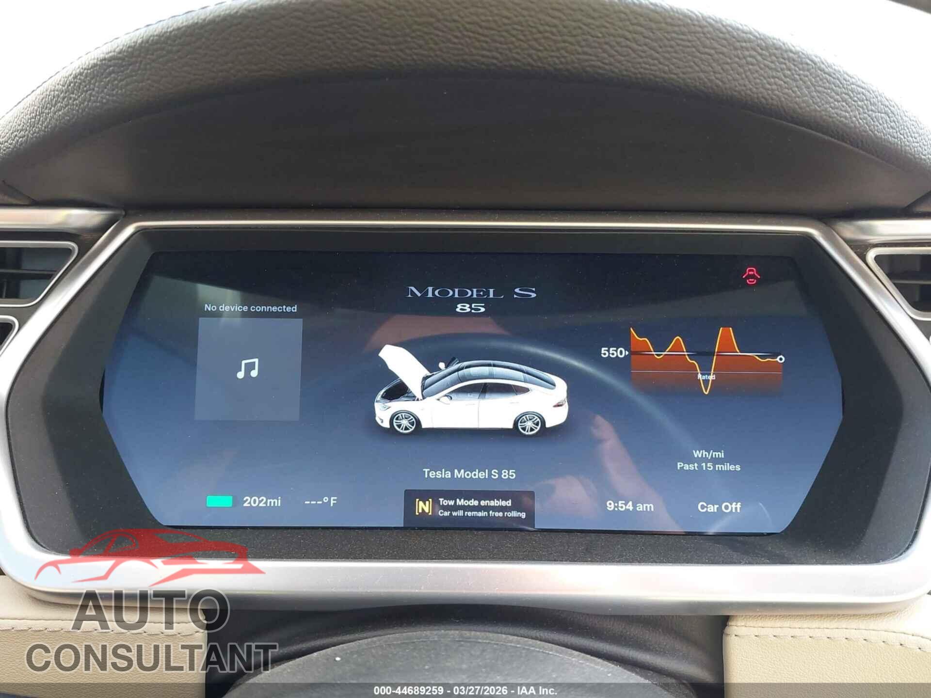 TESLA MODEL S 2013 - 5YJSA1DN2DFP26998