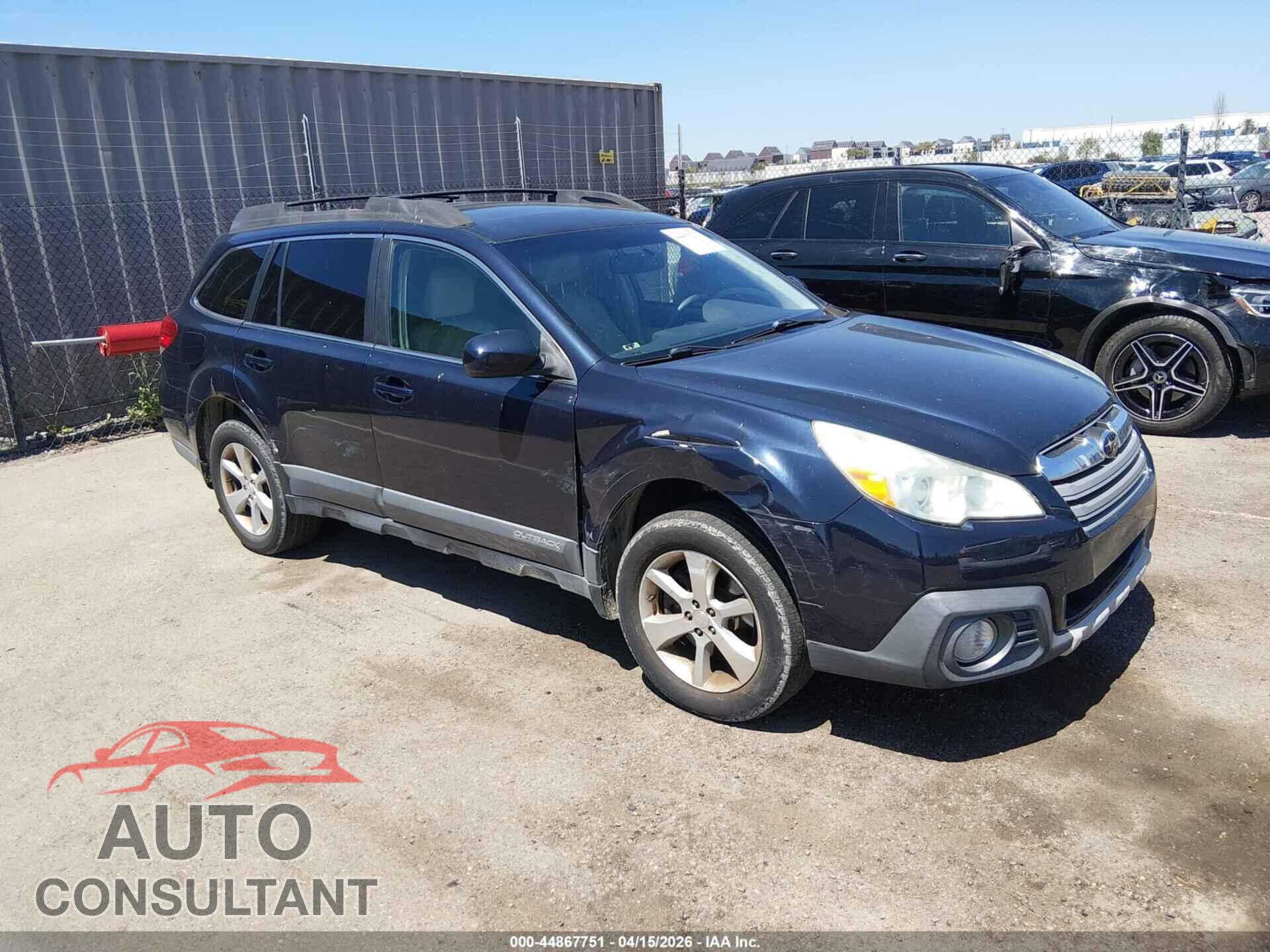 SUBARU OUTBACK 2013 - 4S4BRDLC8D2267937
