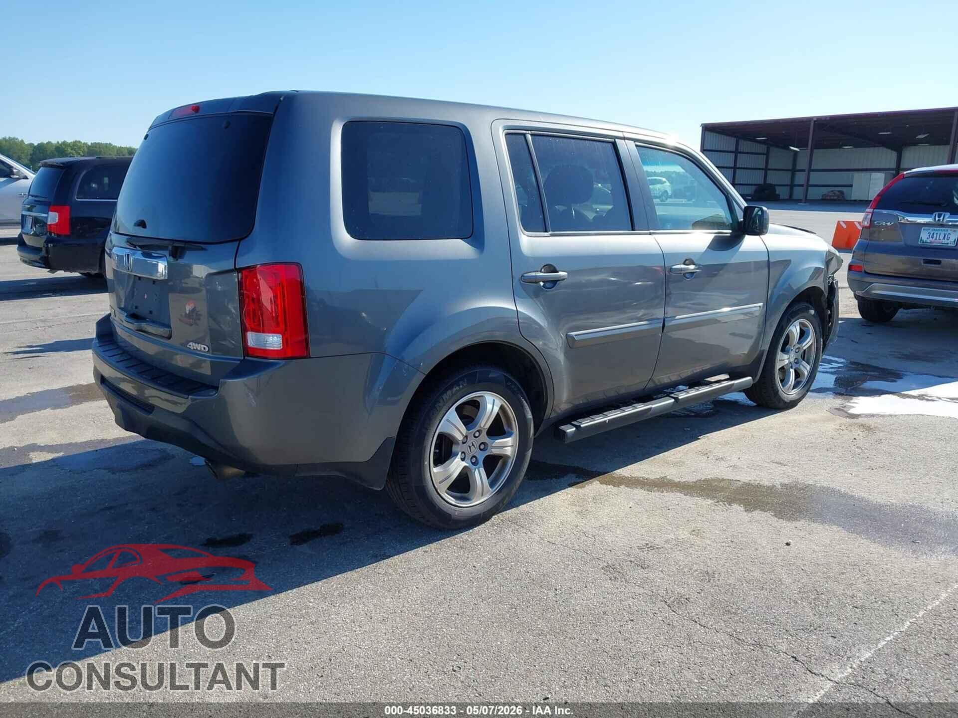 HONDA PILOT 2012 - 5FNYF4H65CB053591