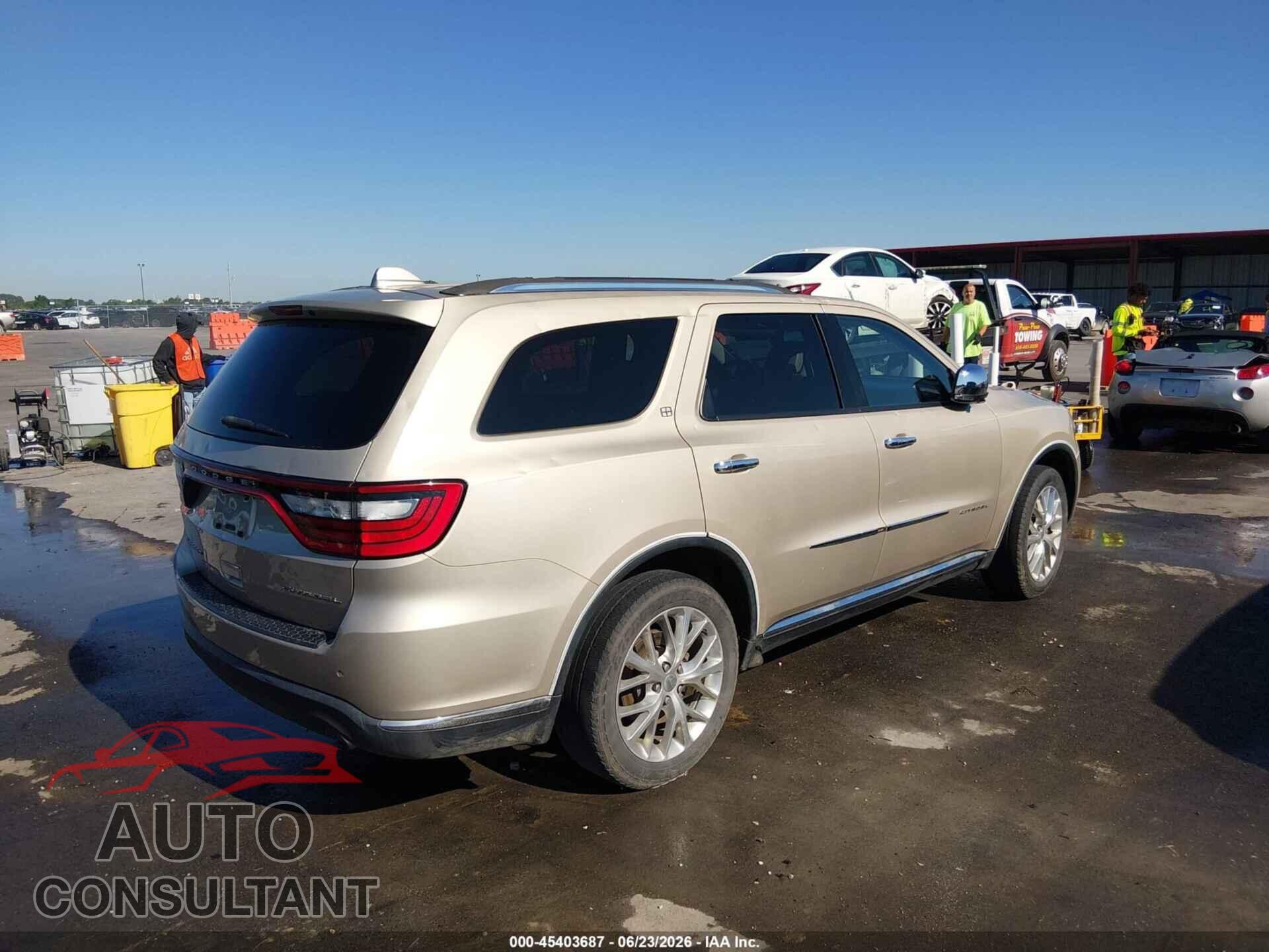 DODGE DURANGO 2015 - 1C4RDHEG3FC244054