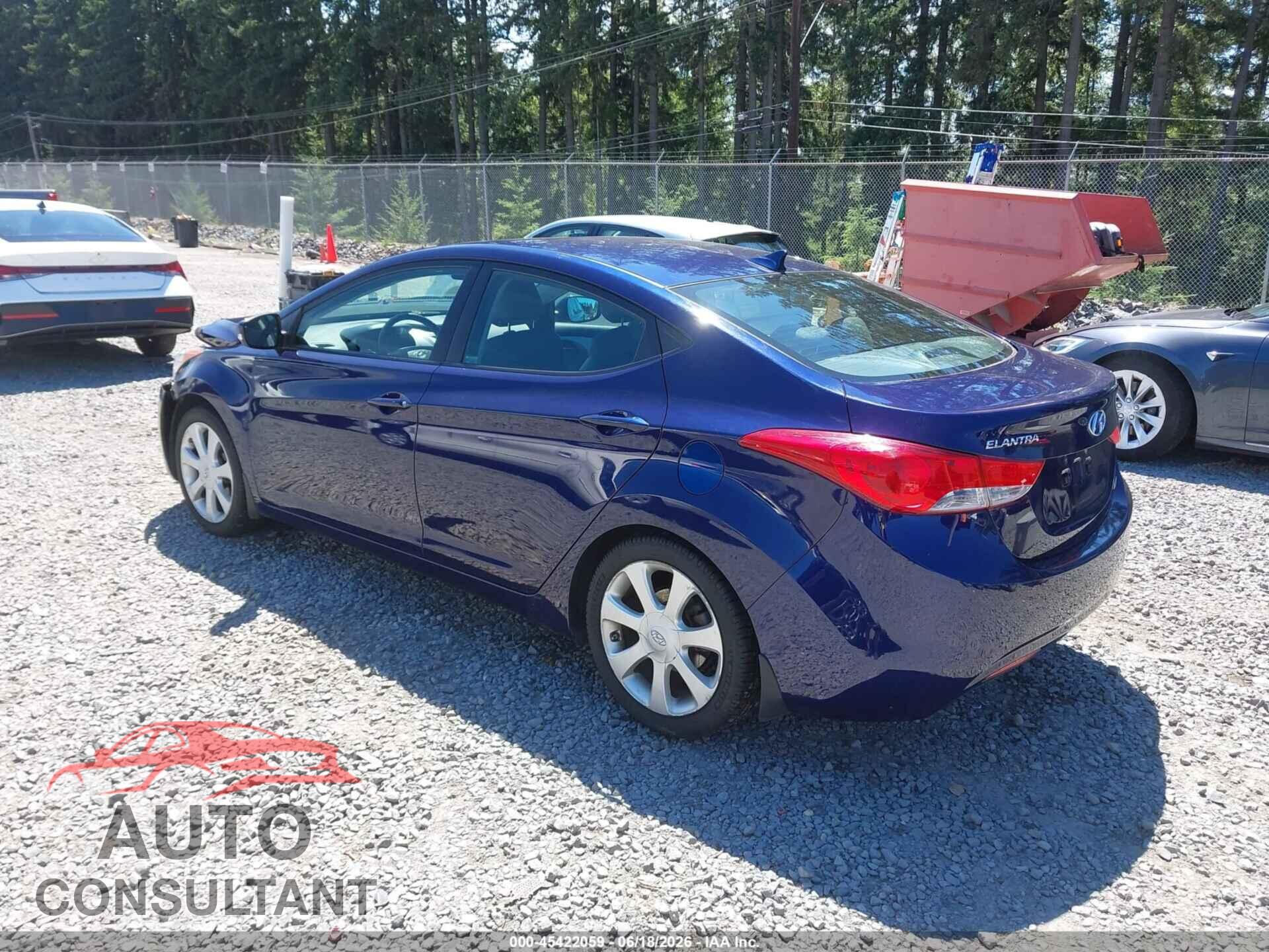 HYUNDAI ELANTRA 2012 - 5NPDH4AE6CH106116