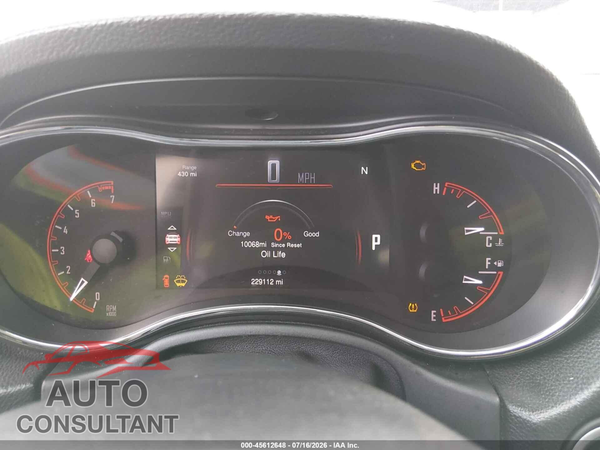 DODGE DURANGO 2014 - 1C4RDJAG4EC296000