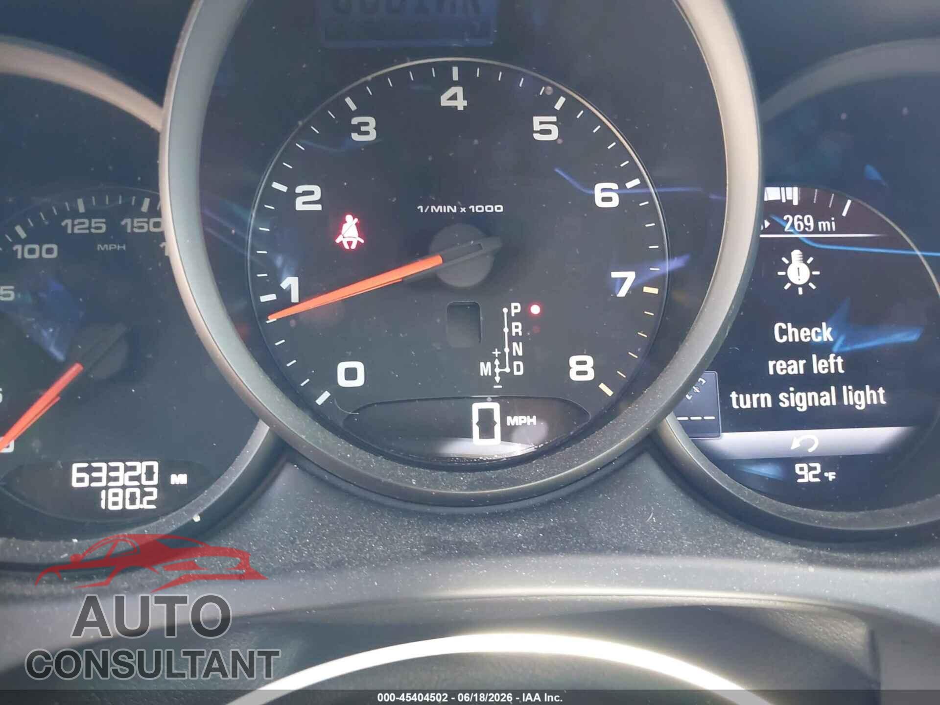 PORSCHE MACAN 2018 - WP1AA2A5XJLB05148