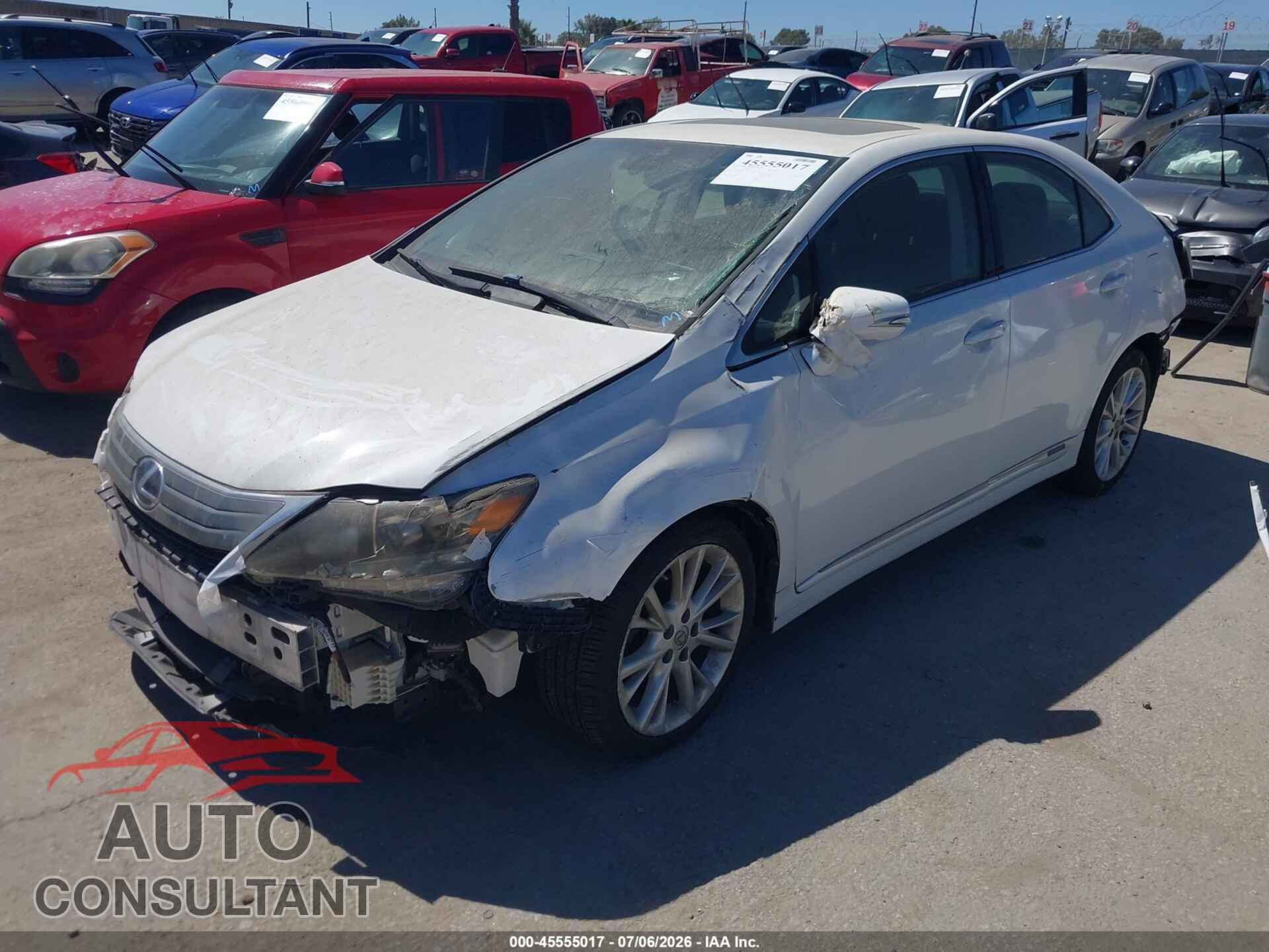 LEXUS HS 250H 2010 - JTHBB1BA2A2011276
