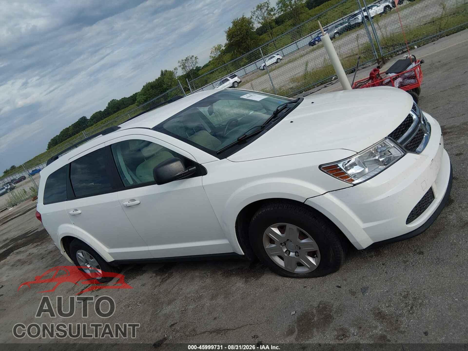 DODGE JOURNEY 2012 - 3C4PDCAB3CT255205