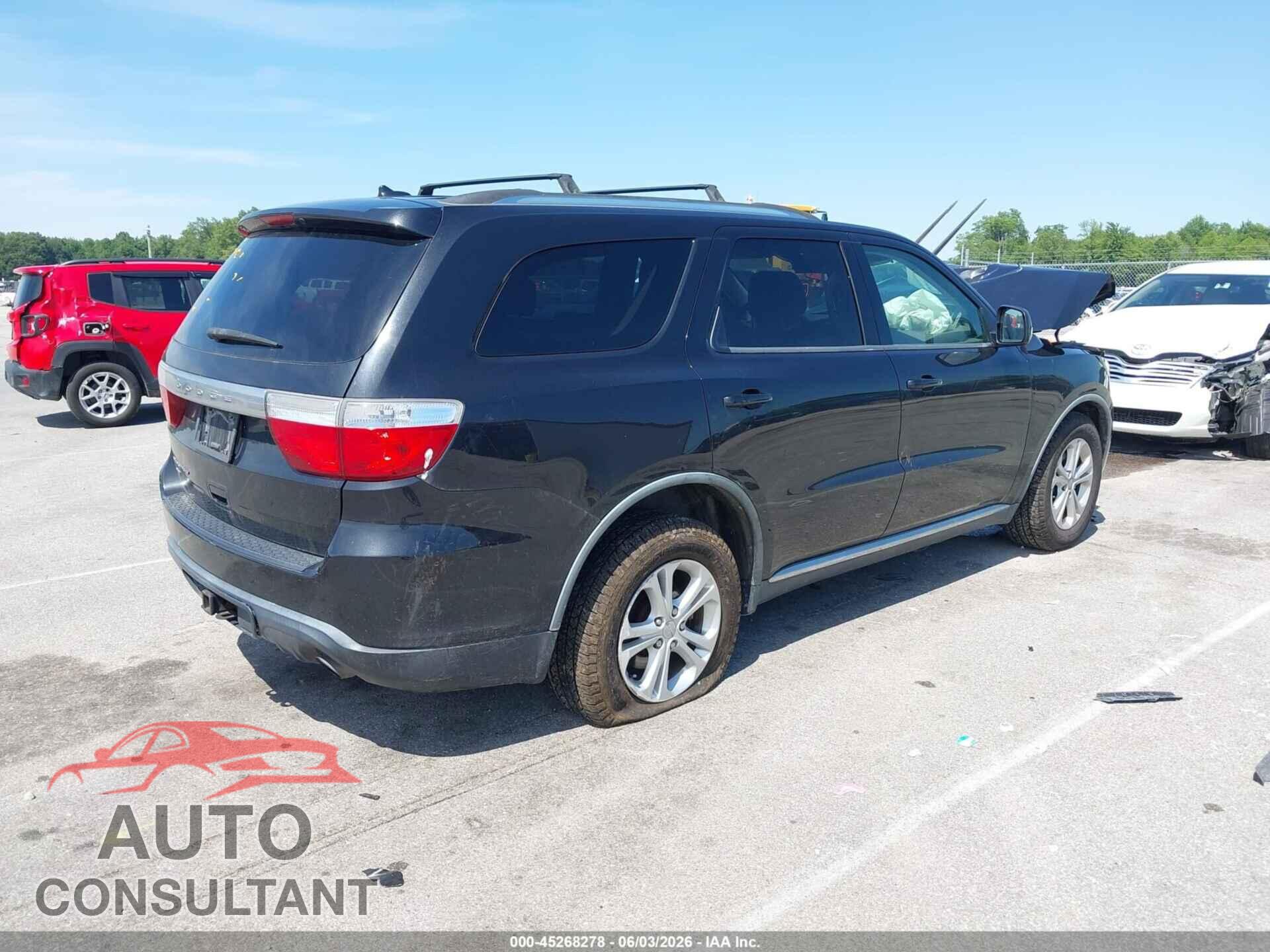 DODGE DURANGO 2011 - 1D4RE2GG6BC668087