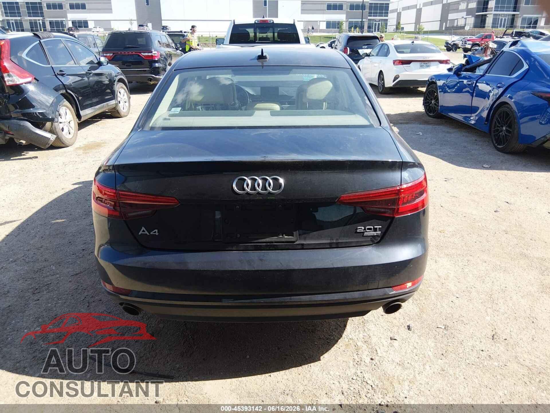 AUDI A4 2017 - WAUGMAF41HN066281