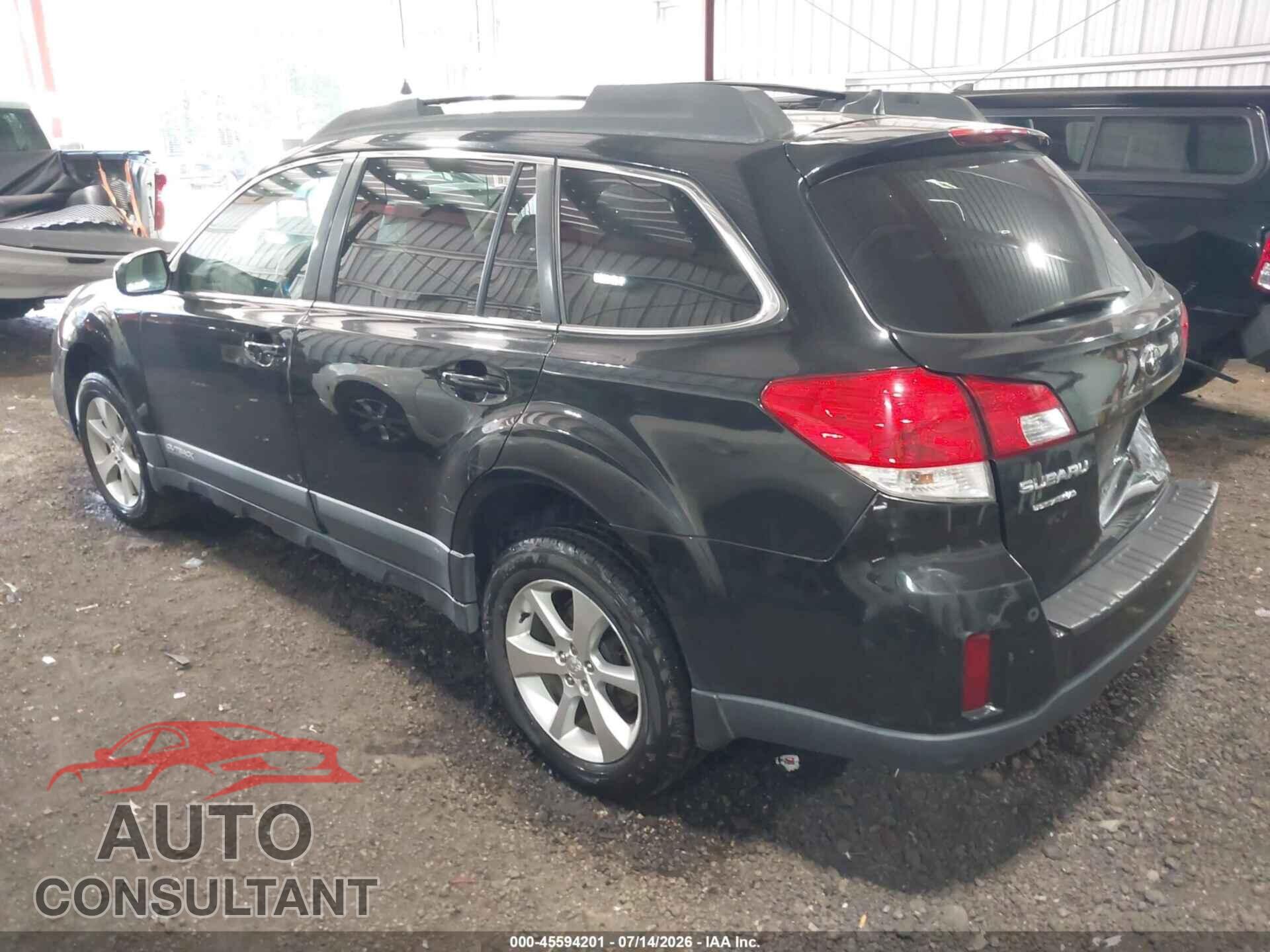 SUBARU OUTBACK 2014 - 4S4BRBLC5E3228724