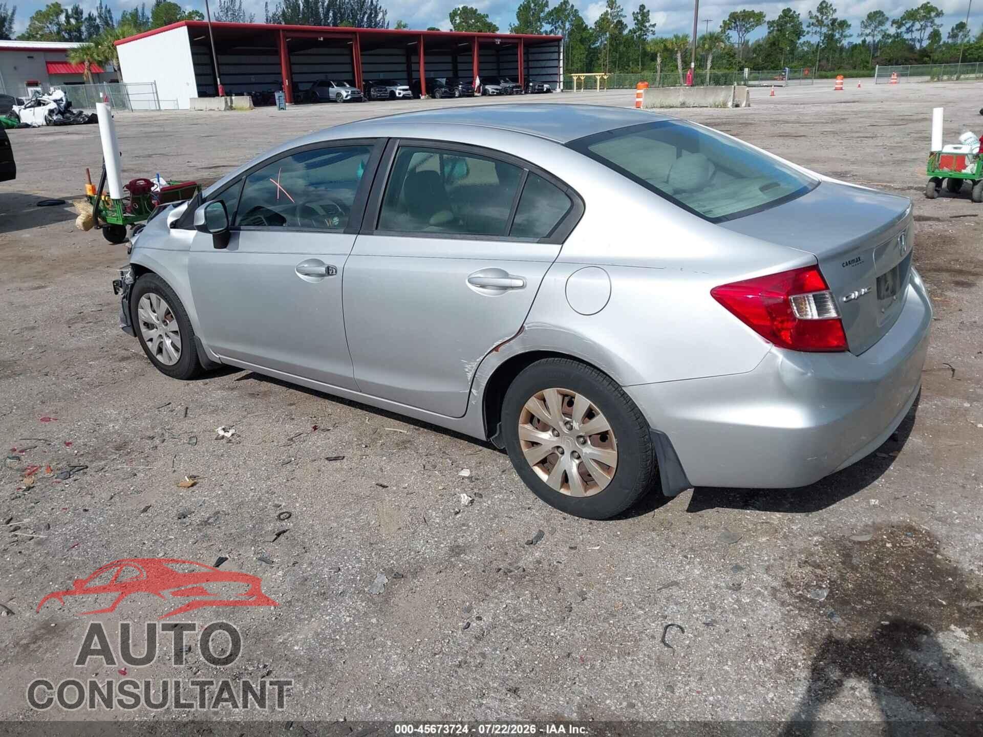 HONDA CIVIC 2012 - 19XFB2F50CE065686