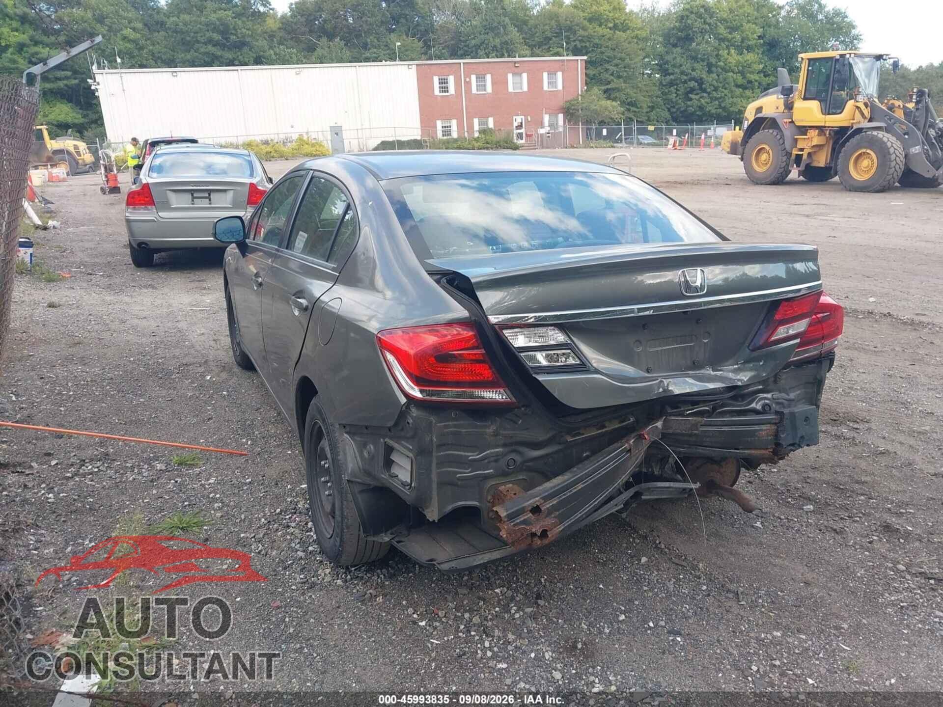 HONDA CIVIC 2013 - 2HGFB2F54DH581685