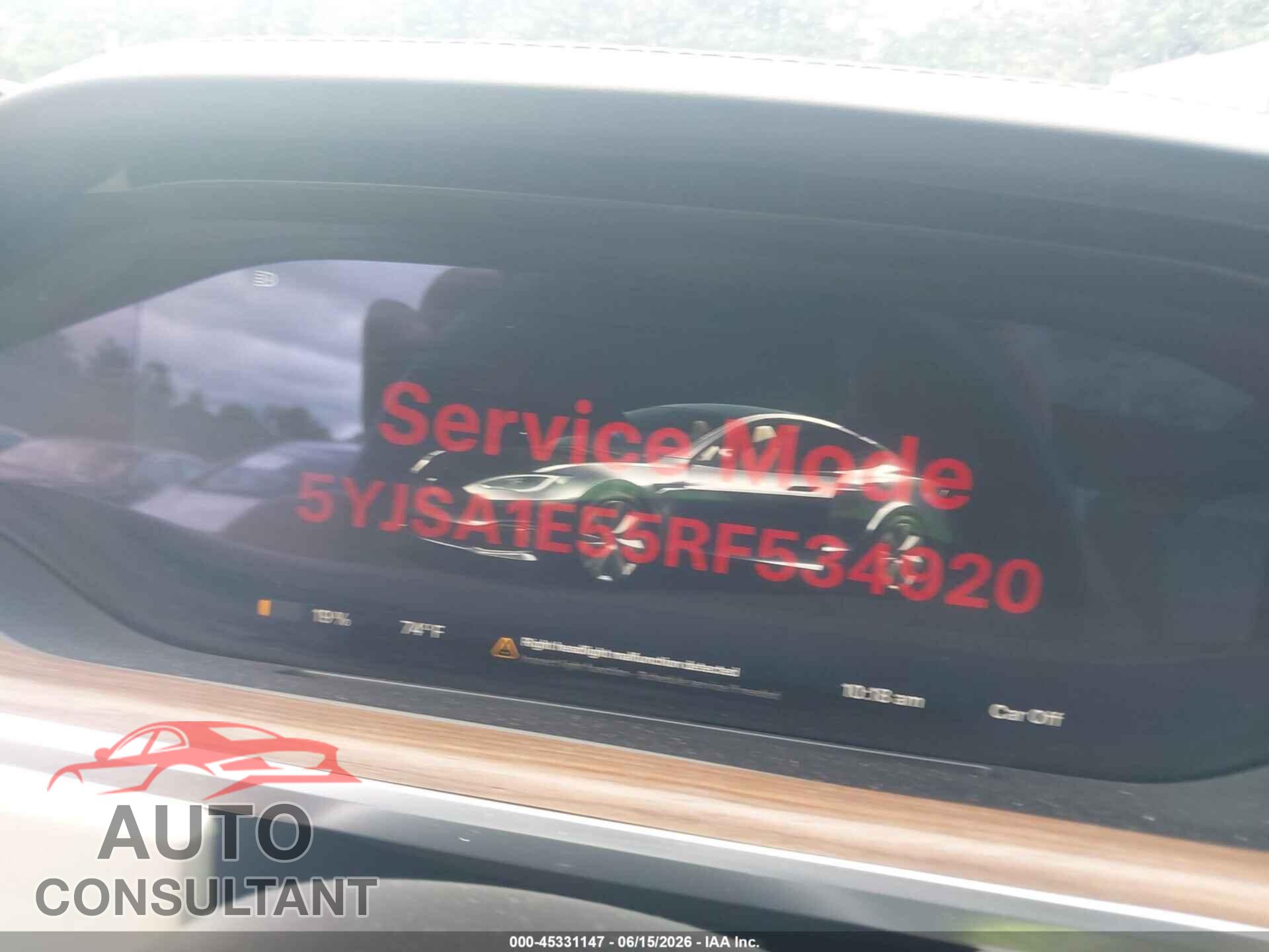 TESLA MODEL S 2024 - 5YJSA1E55RF534920