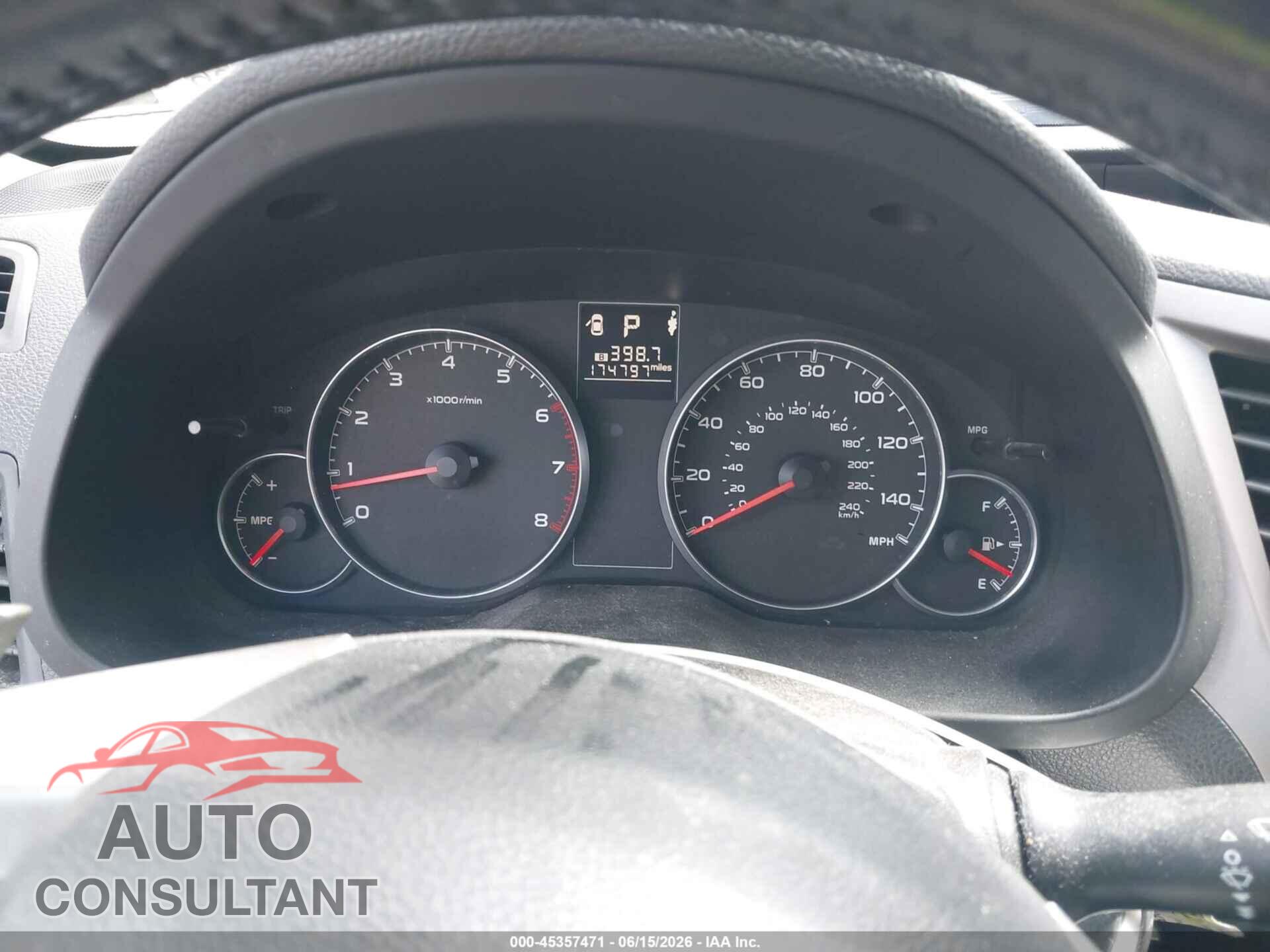 SUBARU OUTBACK 2014 - 4S4BRBDC4E3206714