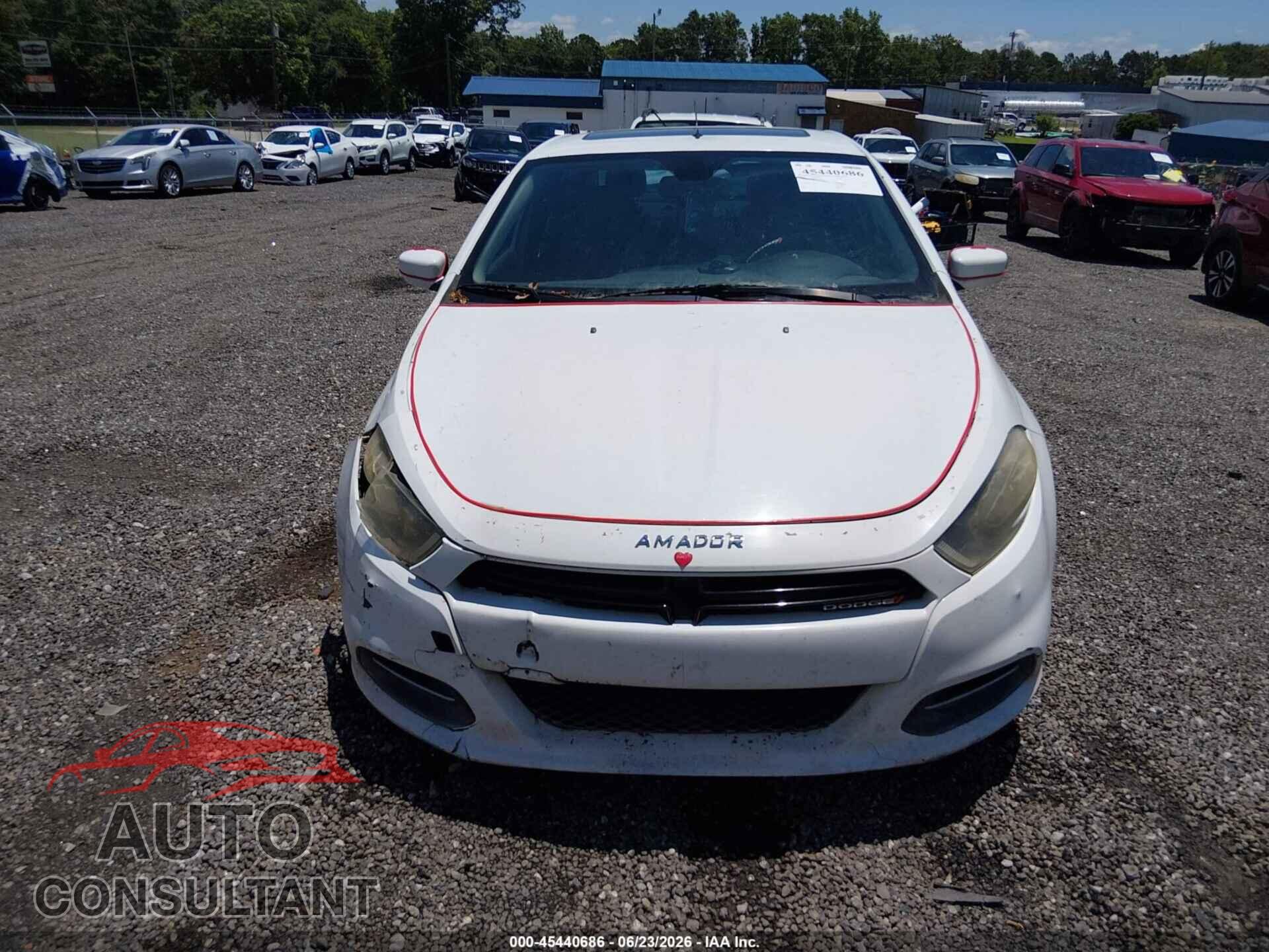 DODGE DART 2015 - 1C3CDFBBXFD404819
