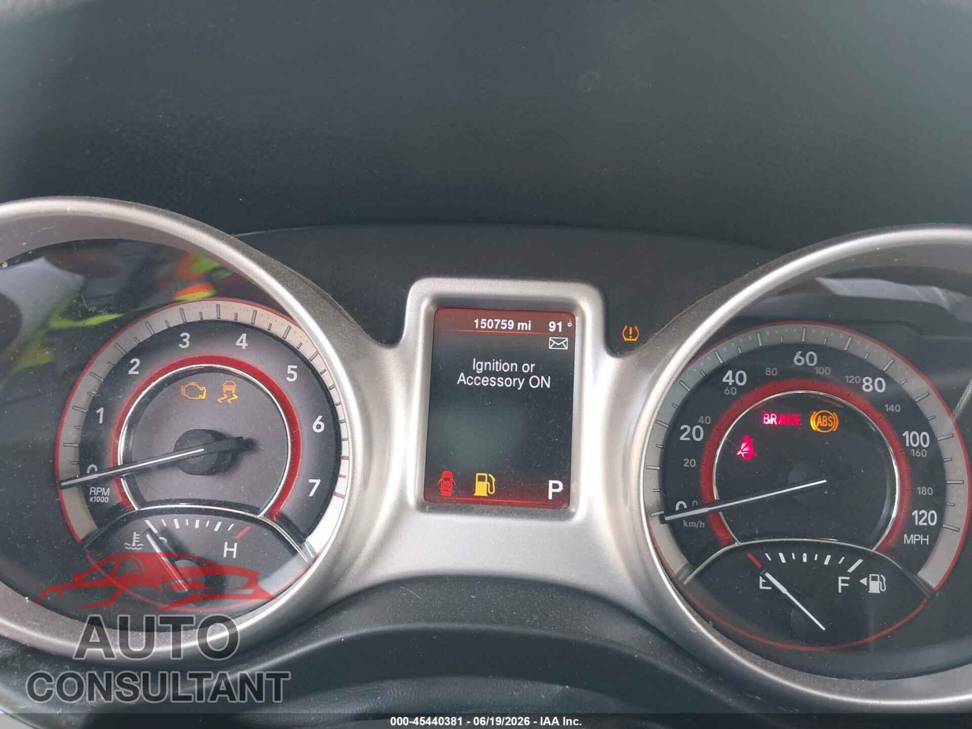 DODGE JOURNEY 2014 - 3C4PDCAB2ET151064