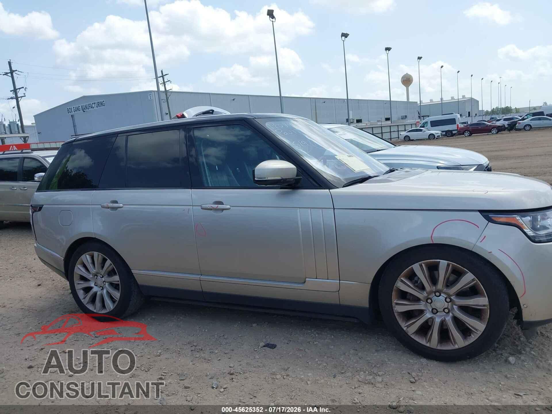 LAND ROVER RANGE ROVER 2016 - SALGS2EFXGA280007
