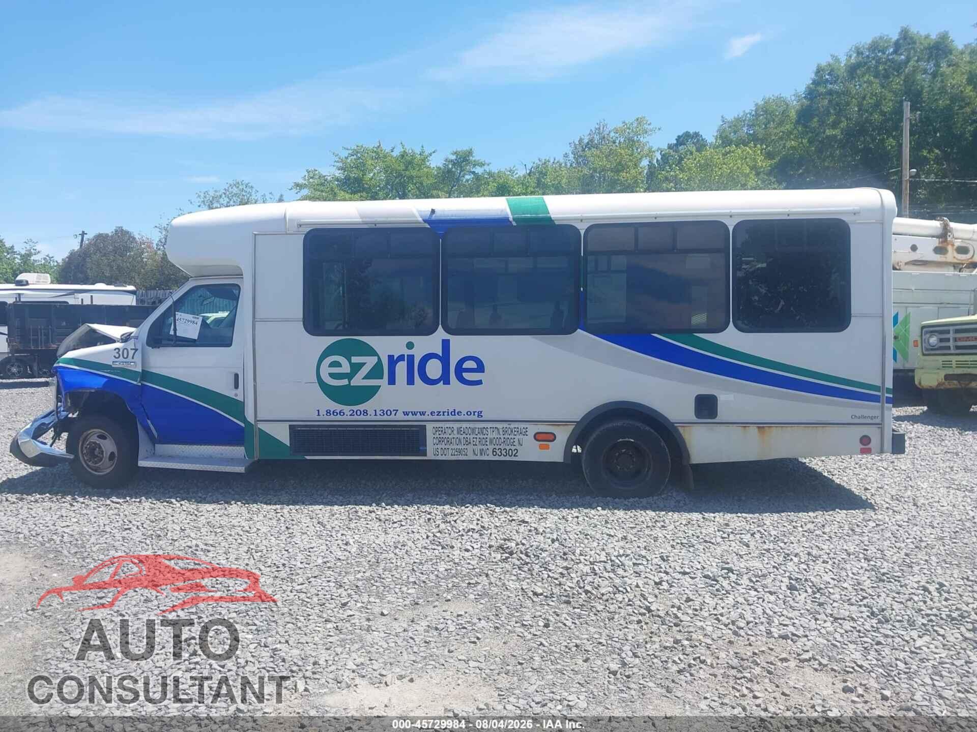 FORD E-450 CUTAWAY 2019 - 1FDFE4FS6KDC56615