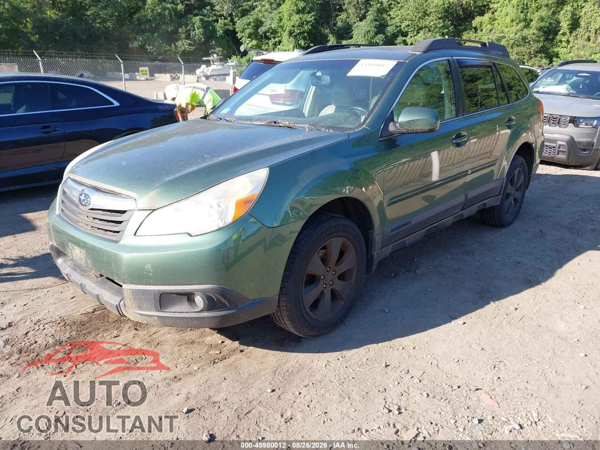 SUBARU OUTBACK 2012 - 4S4BRBLC6C3275337
