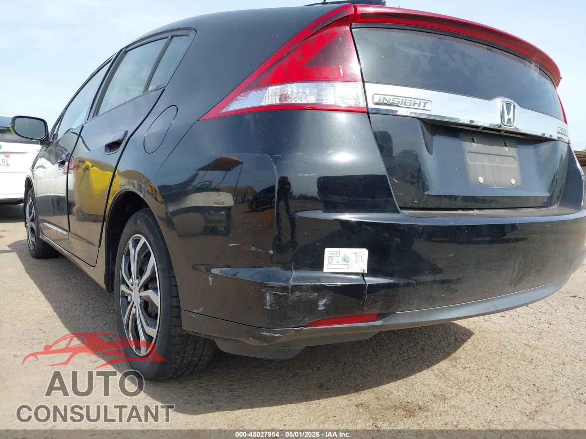 HONDA INSIGHT 2012 - JHMZE2H35CS000442