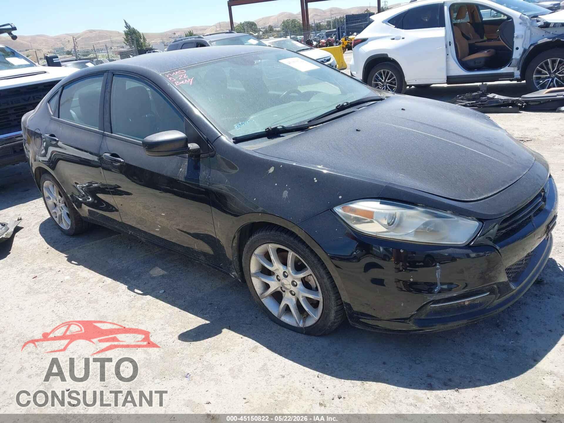 DODGE DART 2013 - 1C3CDFBAXDD194503