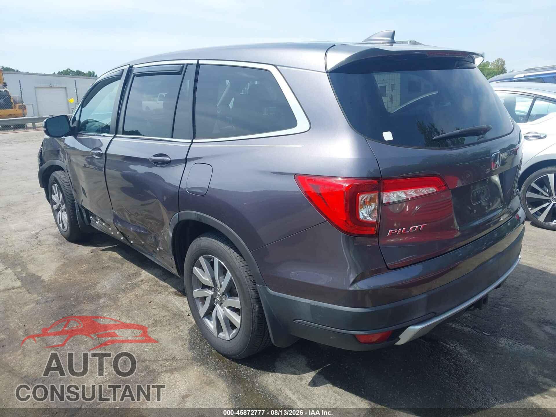 HONDA PILOT 2019 - 5FNYF5H45KB001090