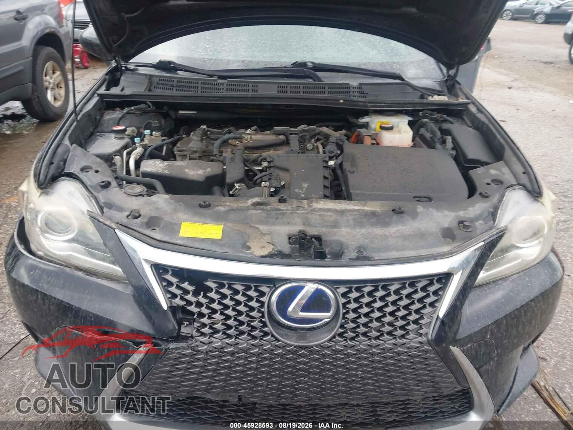 LEXUS CT 200H 2014 - JTHKD5BH4E2190991