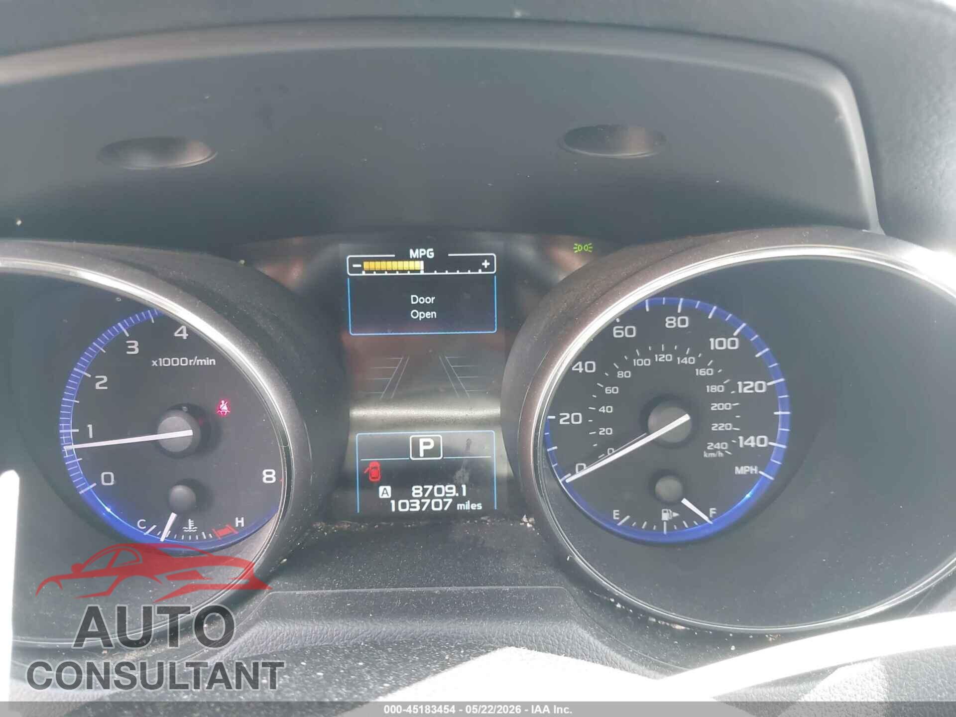 SUBARU OUTBACK 2019 - 4S4BSABC3K3389357
