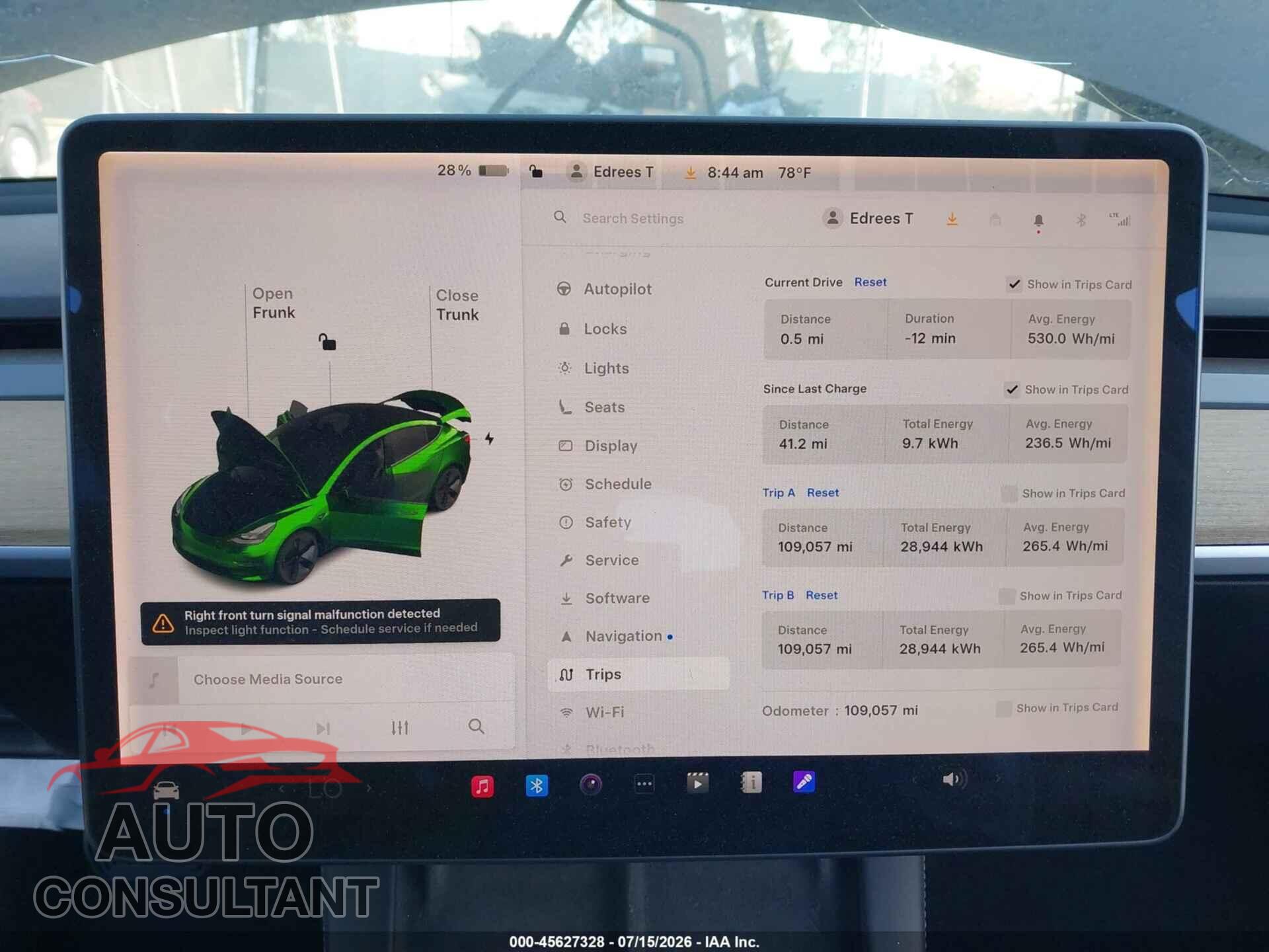 TESLA MODEL 3 2021 - 5YJ3E1EA7MF082239