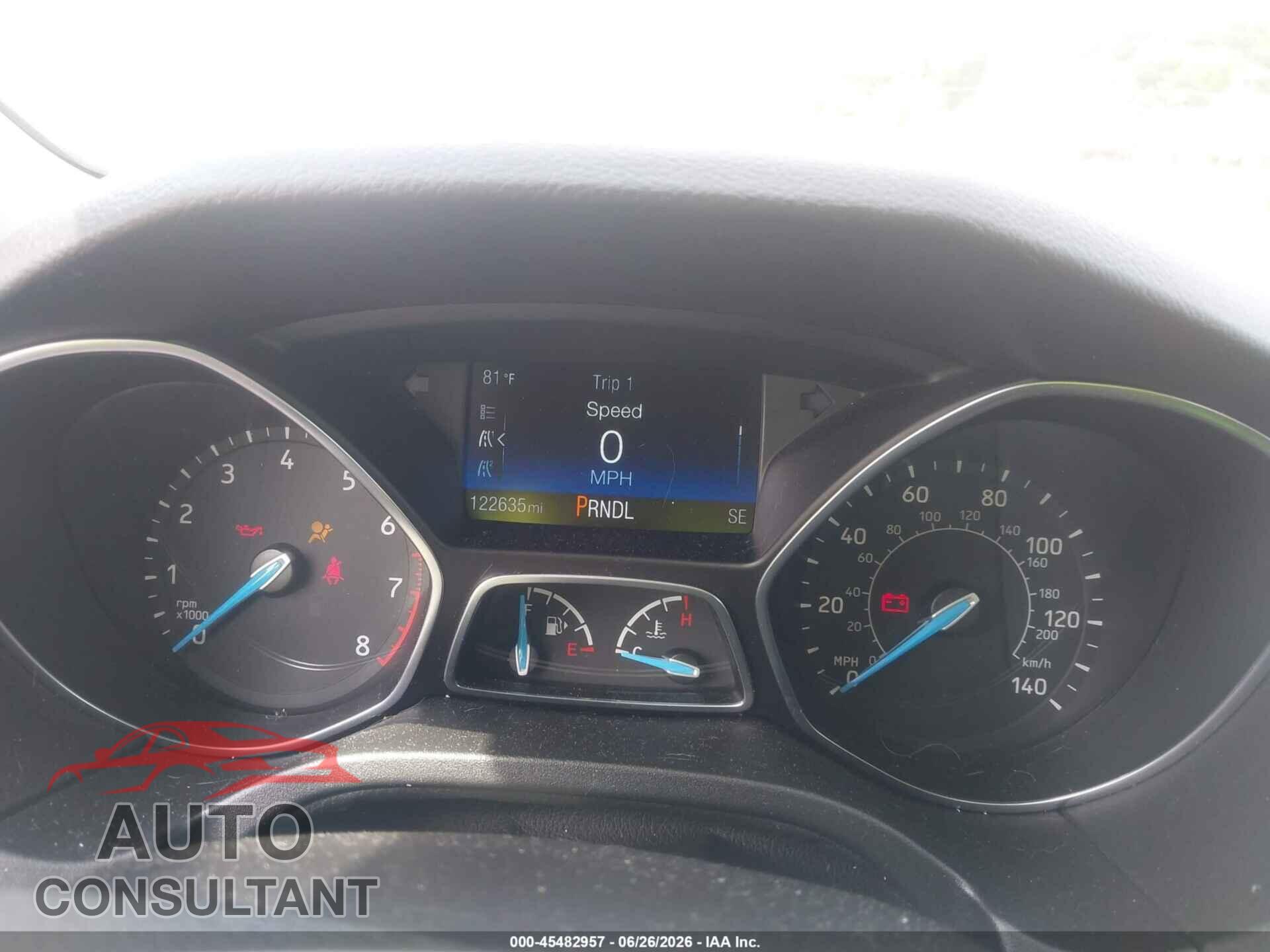 FORD FOCUS 2017 - 1FADP3F24HL302740