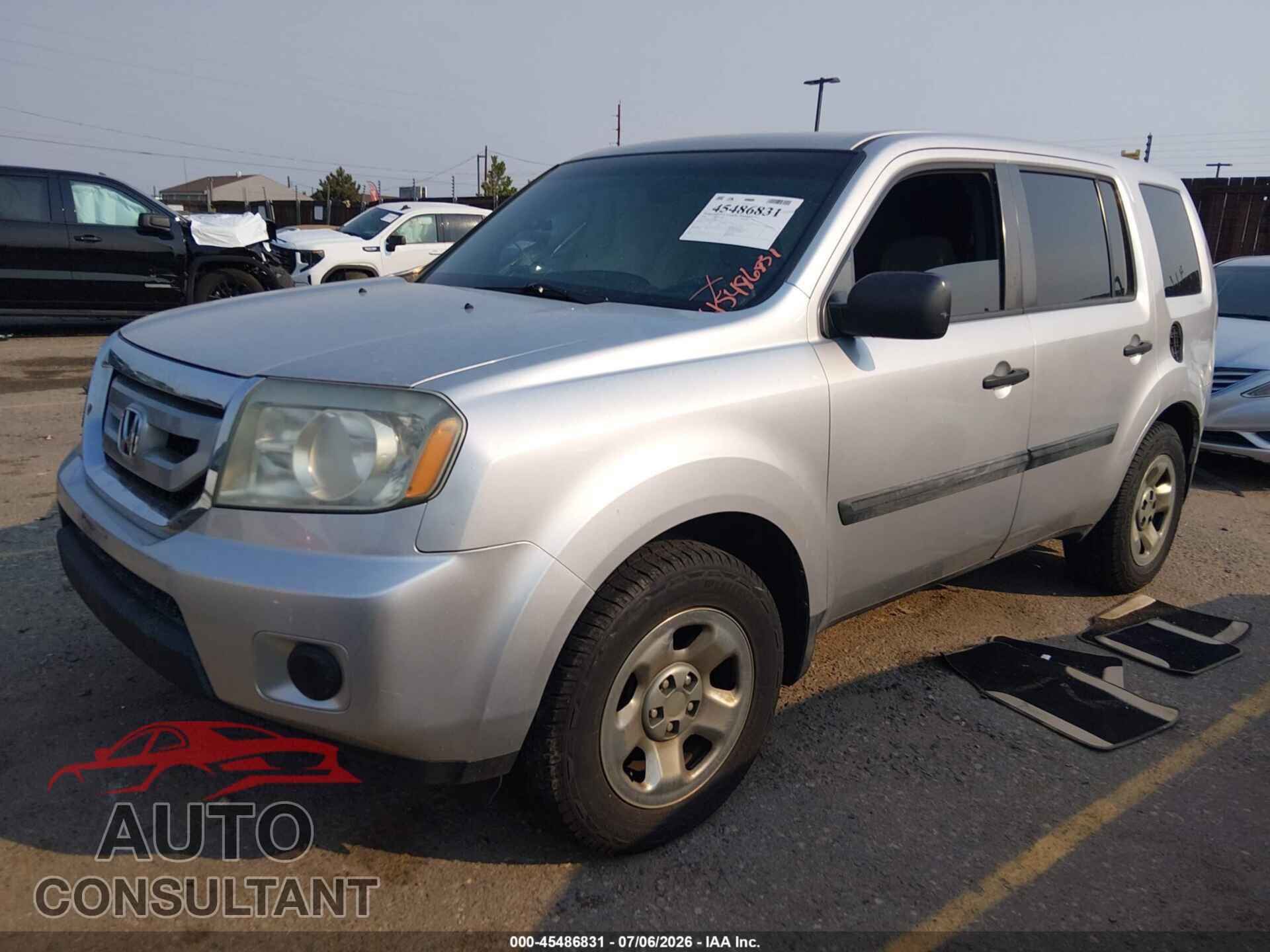 HONDA PILOT 2011 - 5FNYF3H23BB052753