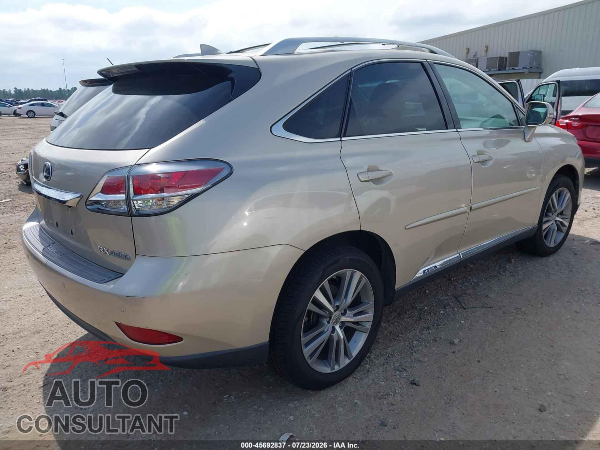 LEXUS RX 450H 2015 - 2T2BC1BA0FC010128