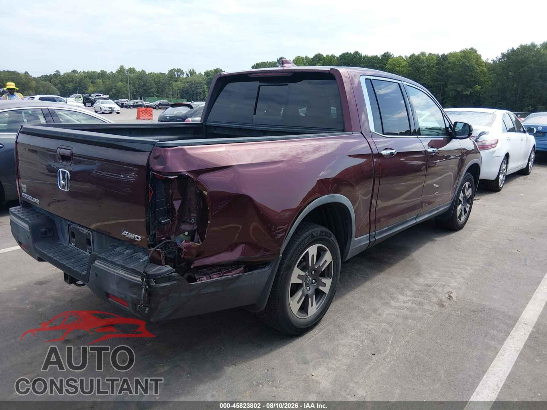 HONDA RIDGELINE 2017 - 5FPYK3F76HB031387