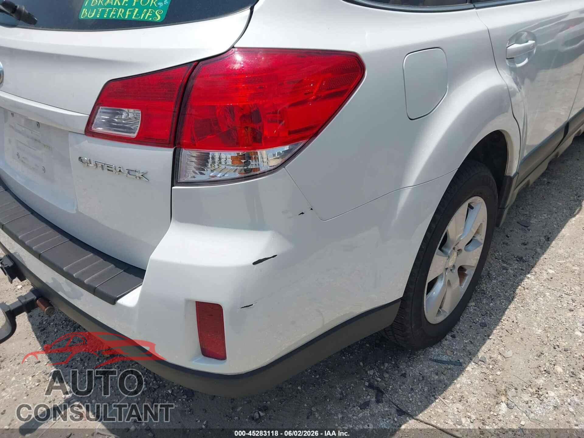 SUBARU OUTBACK 2011 - 4S4BRCBC5B3416274
