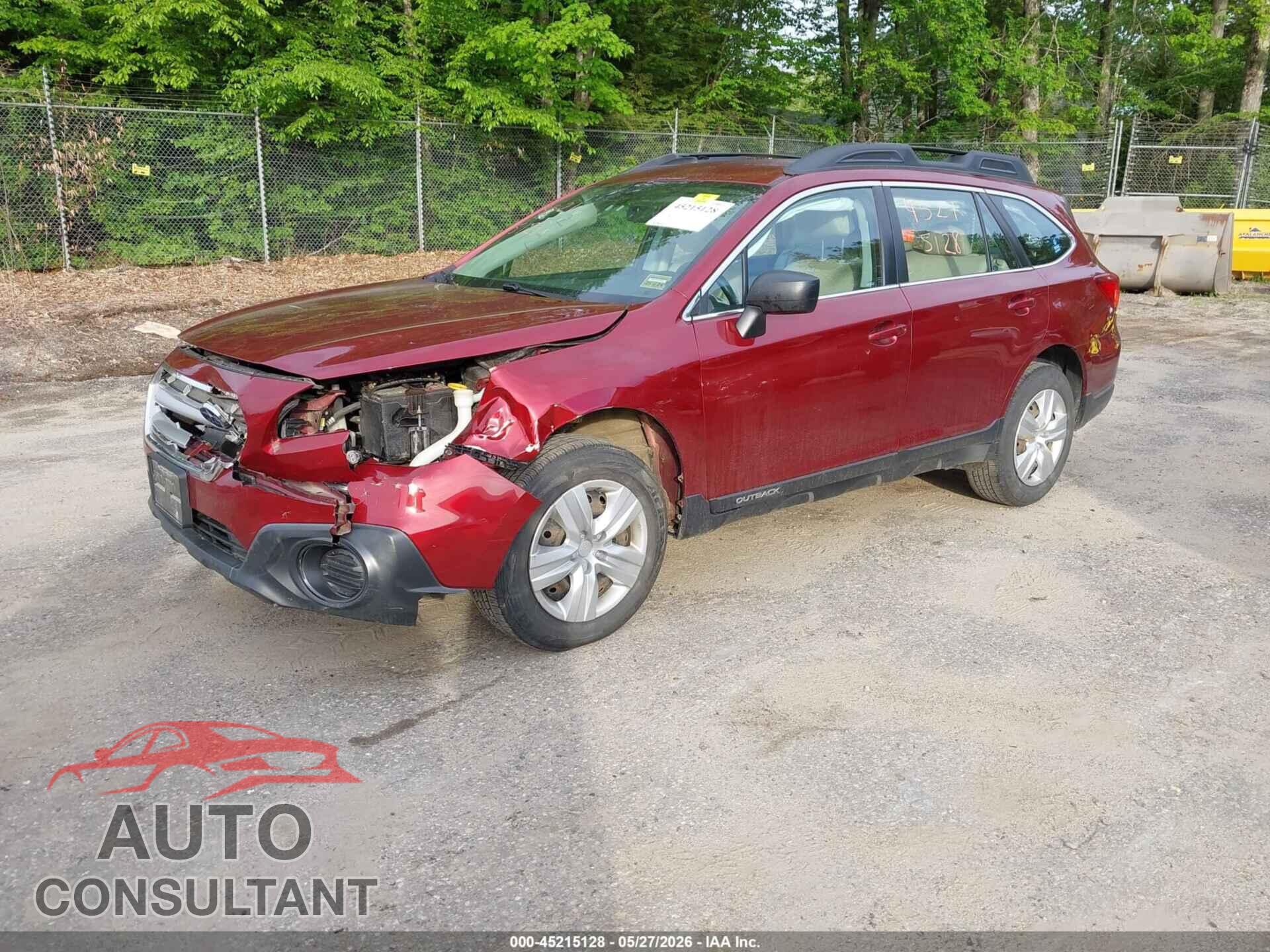 SUBARU OUTBACK 2016 - 4S4BSAAC7G3318249