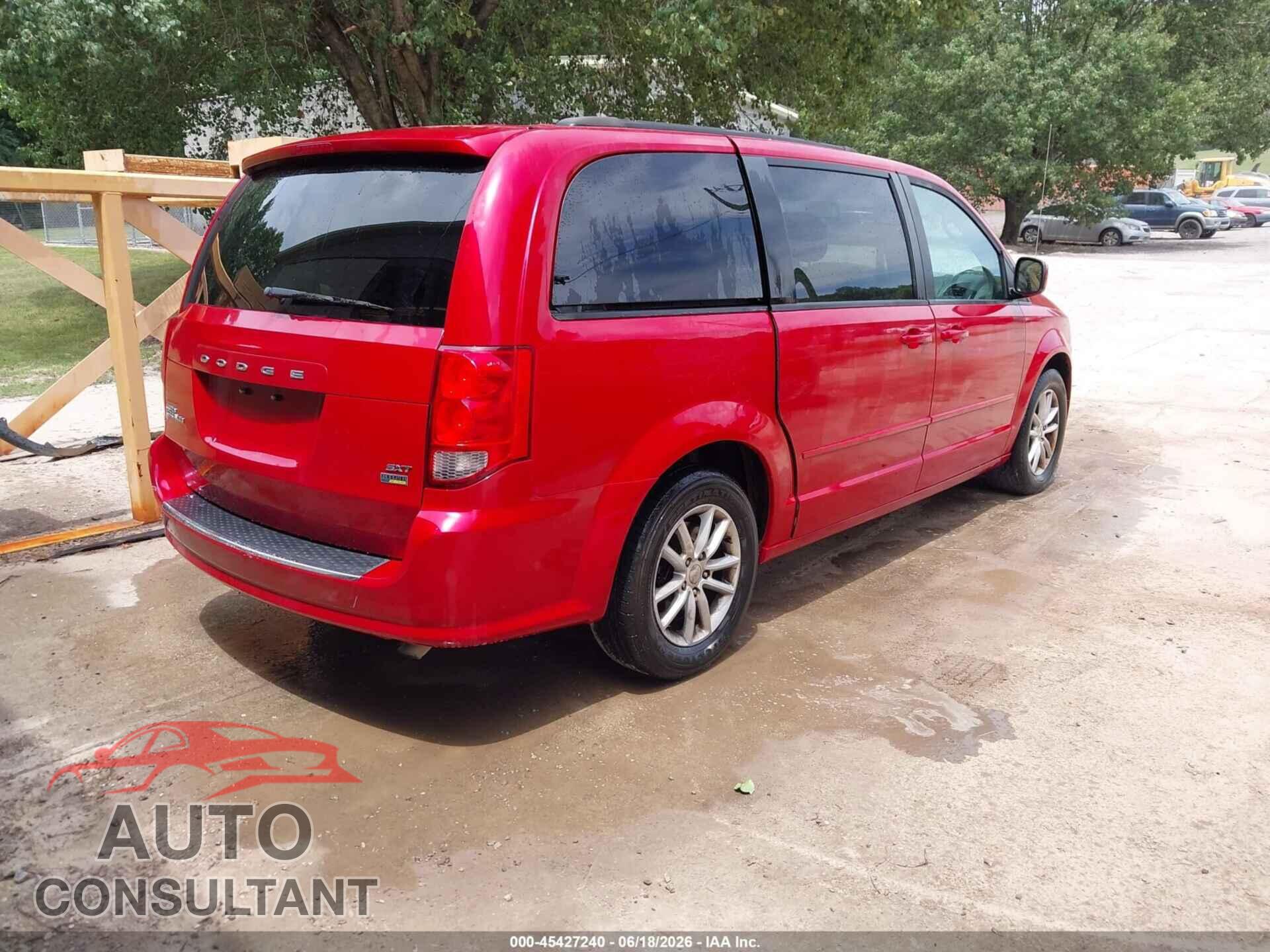 DODGE GRAND CARAVAN 2014 - 2C4RDGCG3ER347459