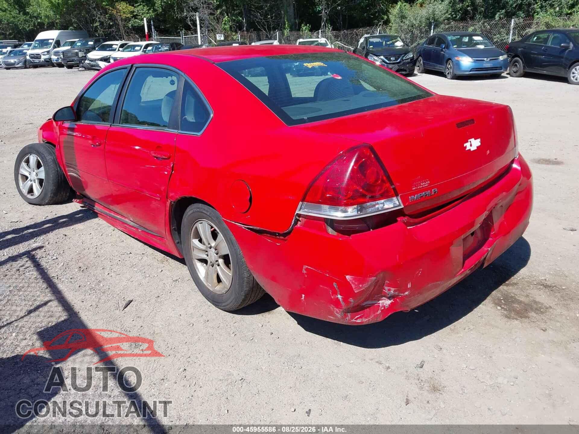 CHEVROLET IMPALA 2013 - 2G1WF5E35D1261880