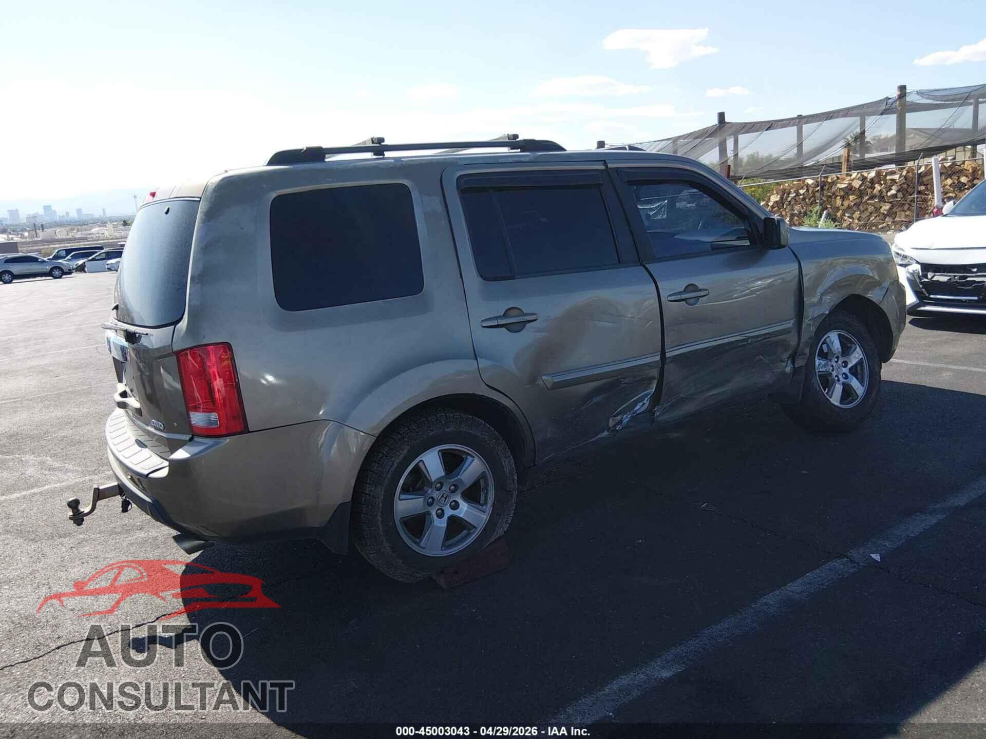 HONDA PILOT 2011 - 5FNYF3H57BB033164