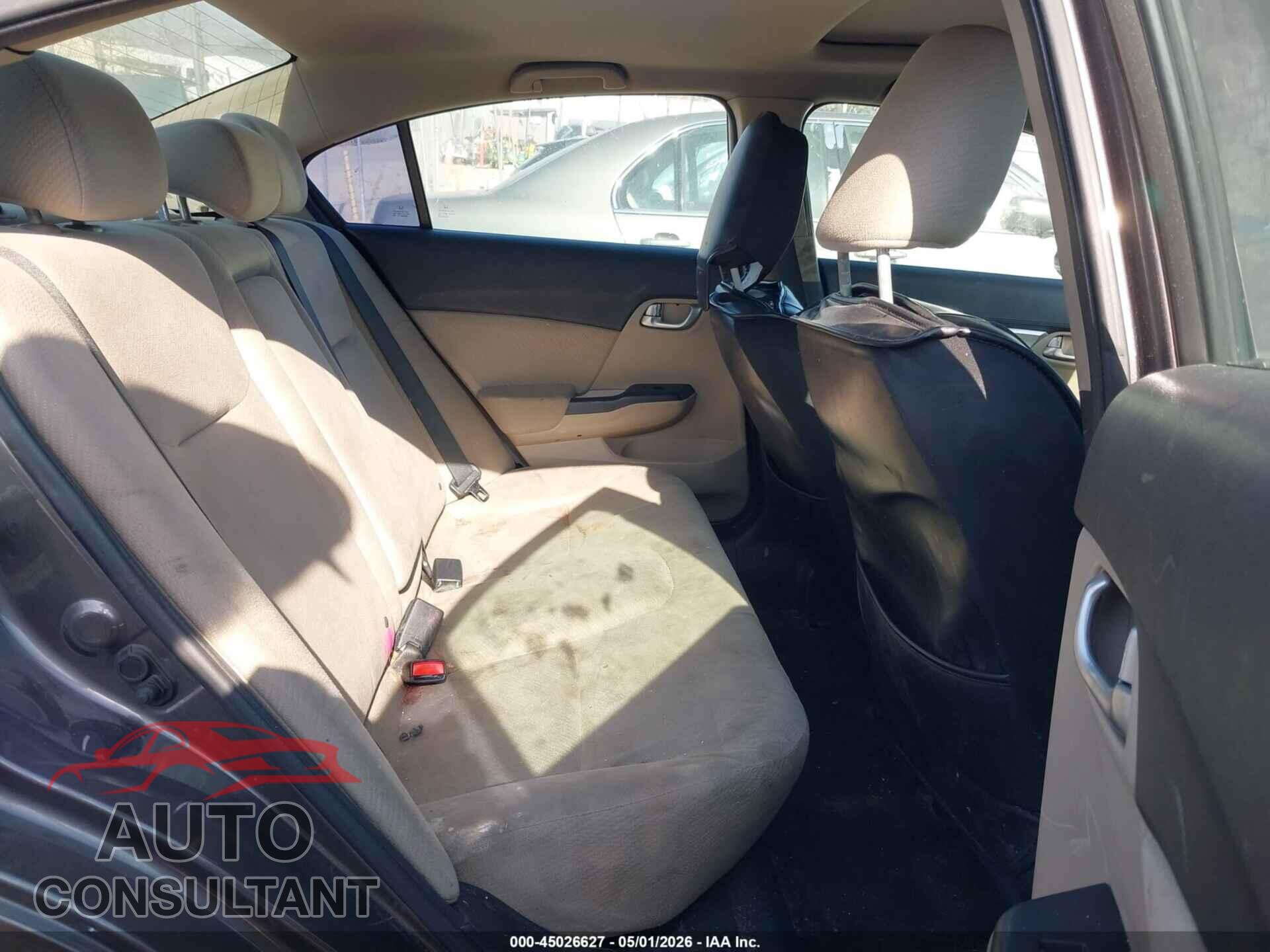 HONDA CIVIC 2013 - 19XFB2F86DE252829